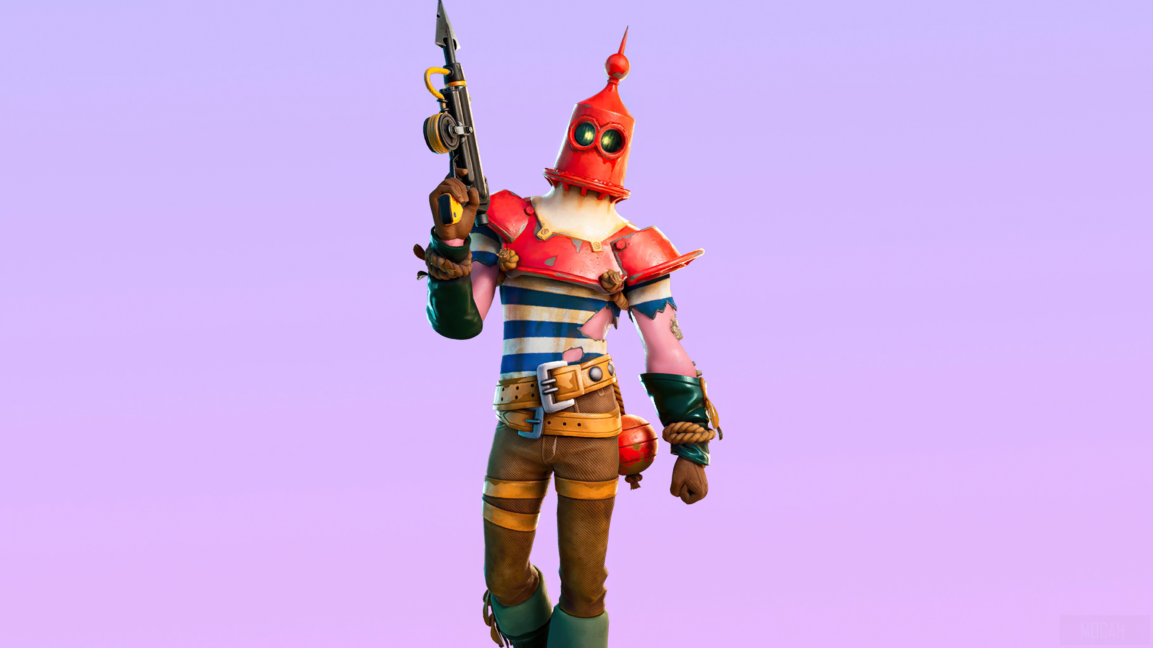 Trench Trawler skin from Fortnite 4K HD Wallpaper