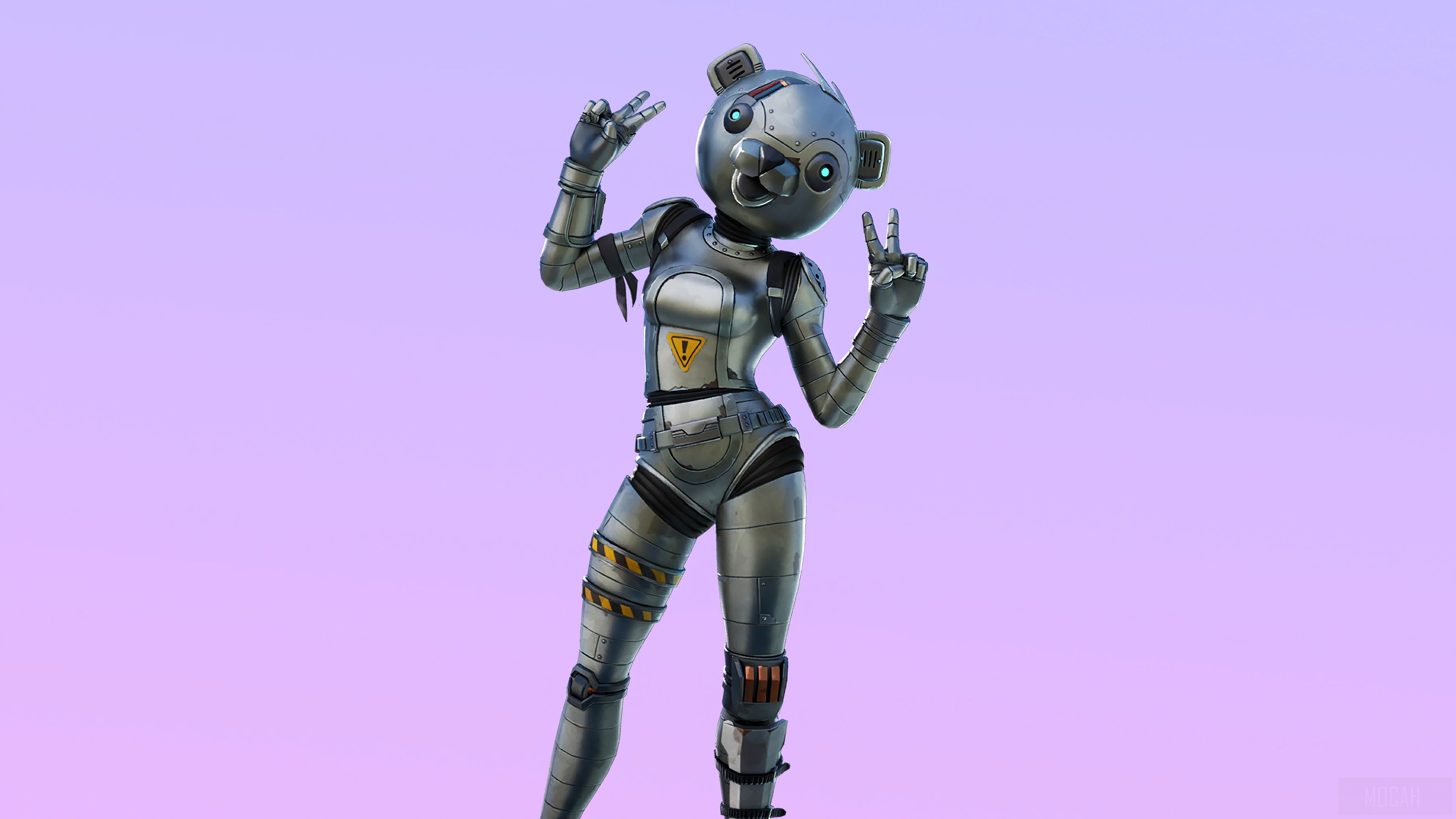 Metal Team Leader from Fortnite Battle Royale 4K HD Wallpaper