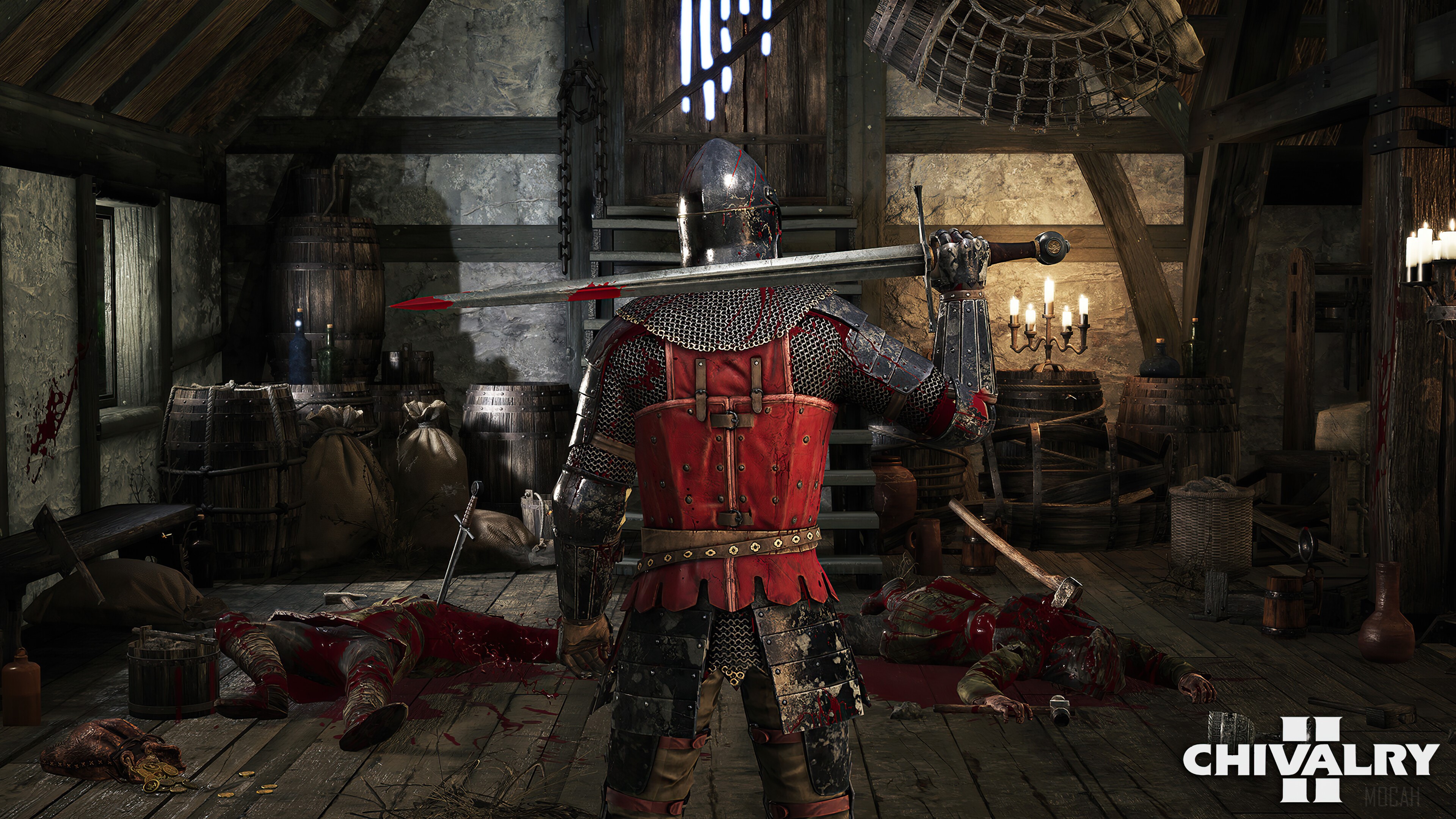 Chivalry 2 Knight with bloody sword HD Wallpaper