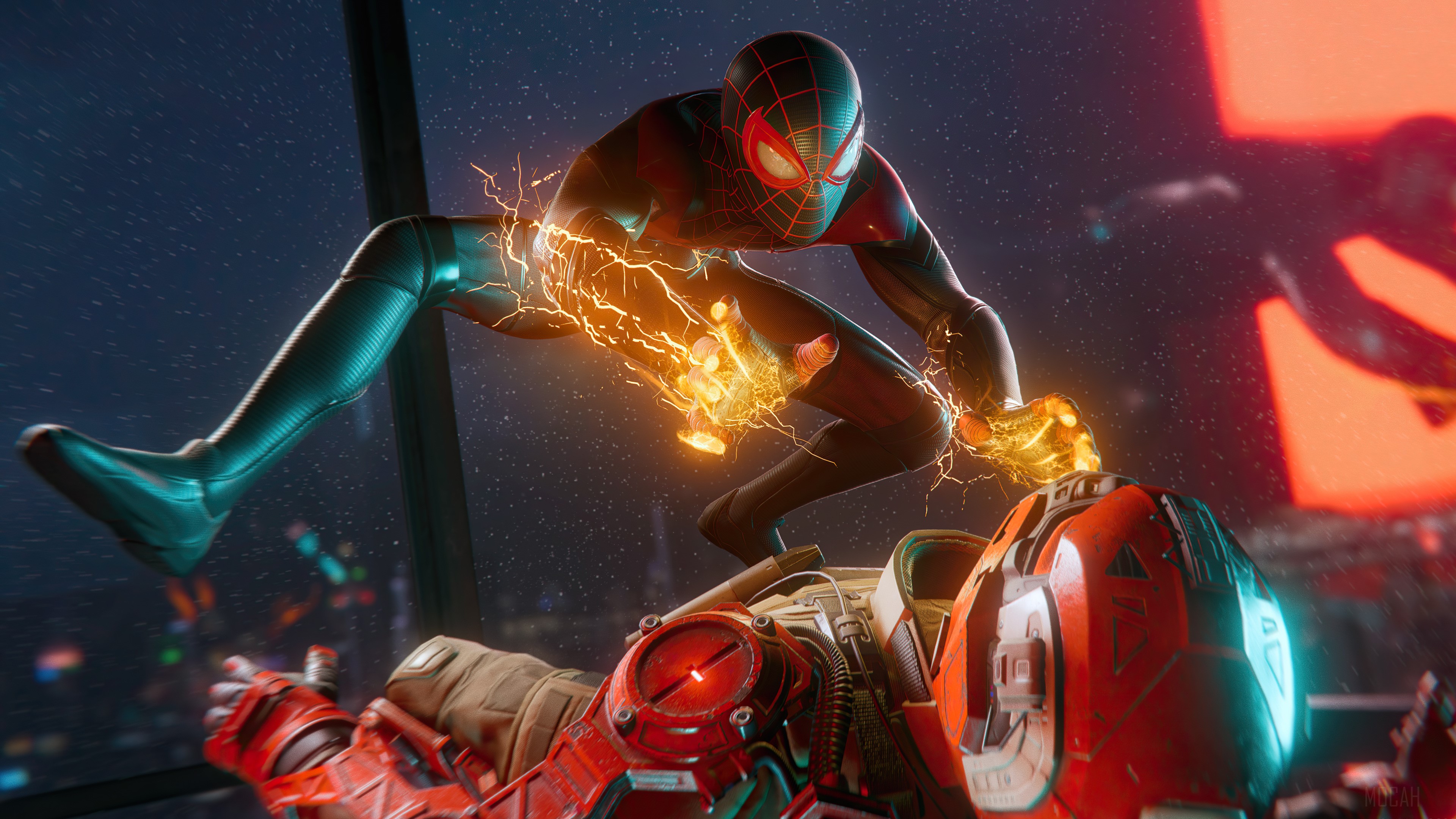 Miles Morales from Marvel's Spider-Man in 4K HD Wallpaper