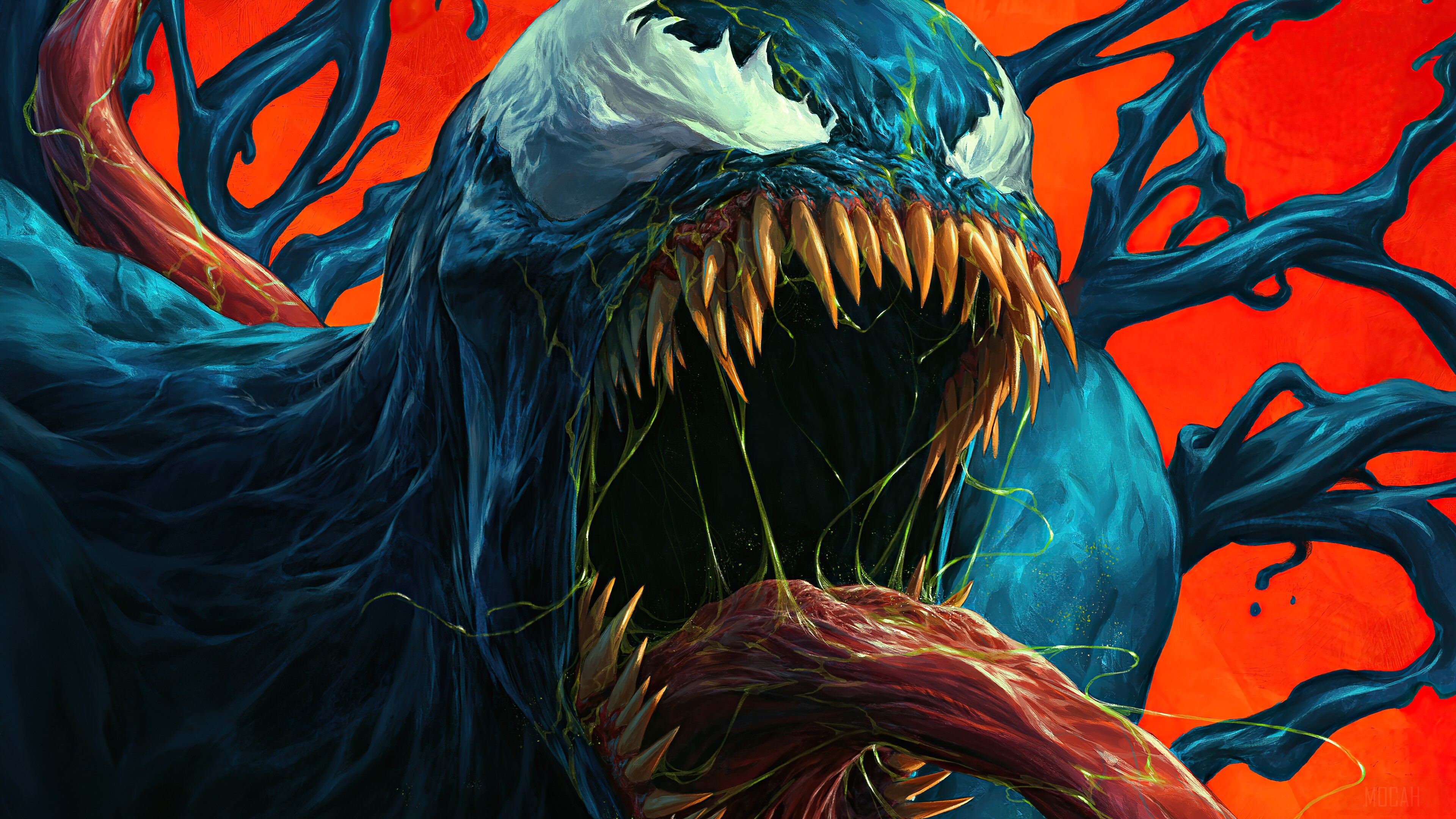 Venom from Marvel Comics 4K HD Wallpaper