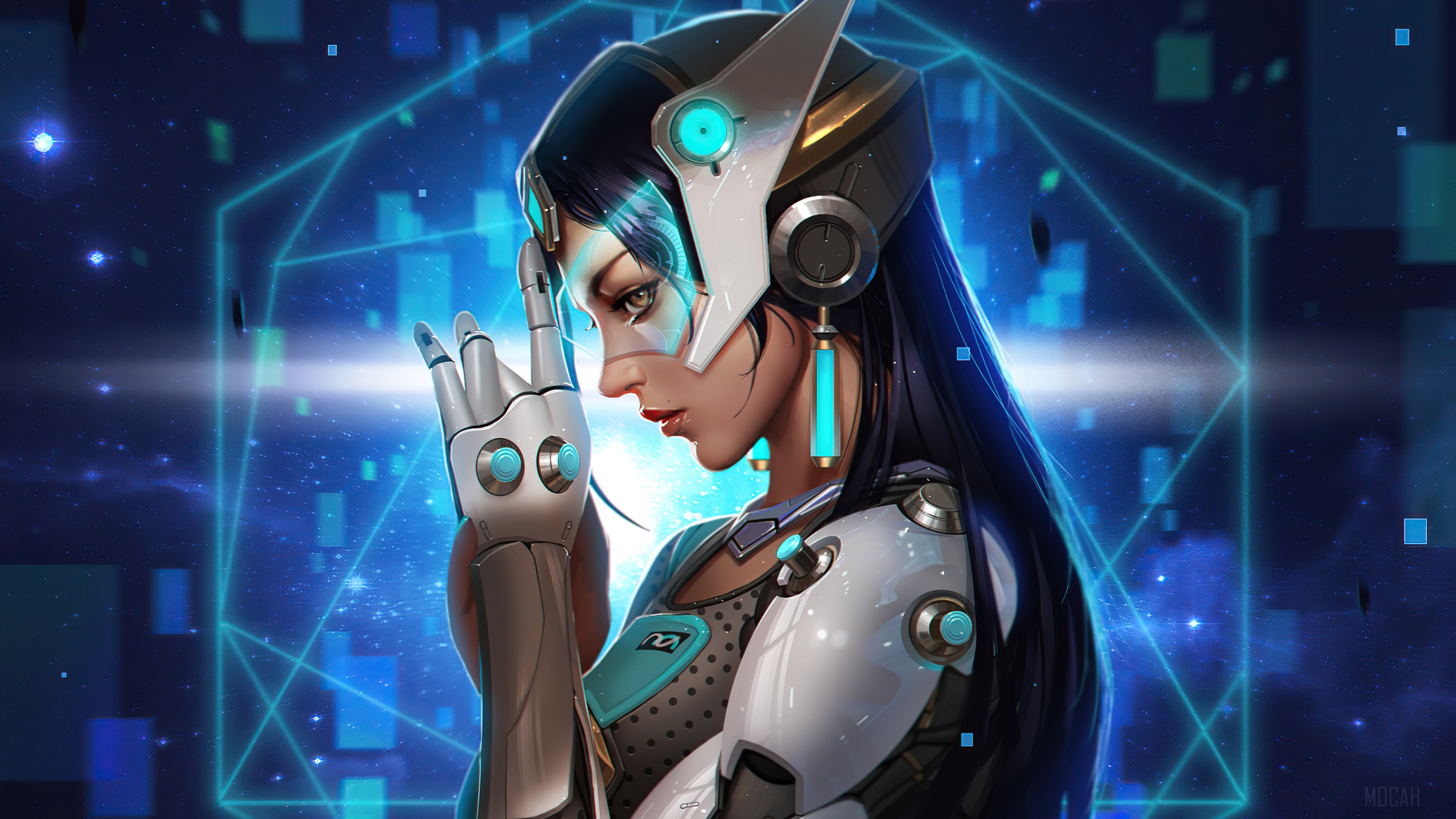 Symmetra from Overwatch 4K HD Wallpaper
