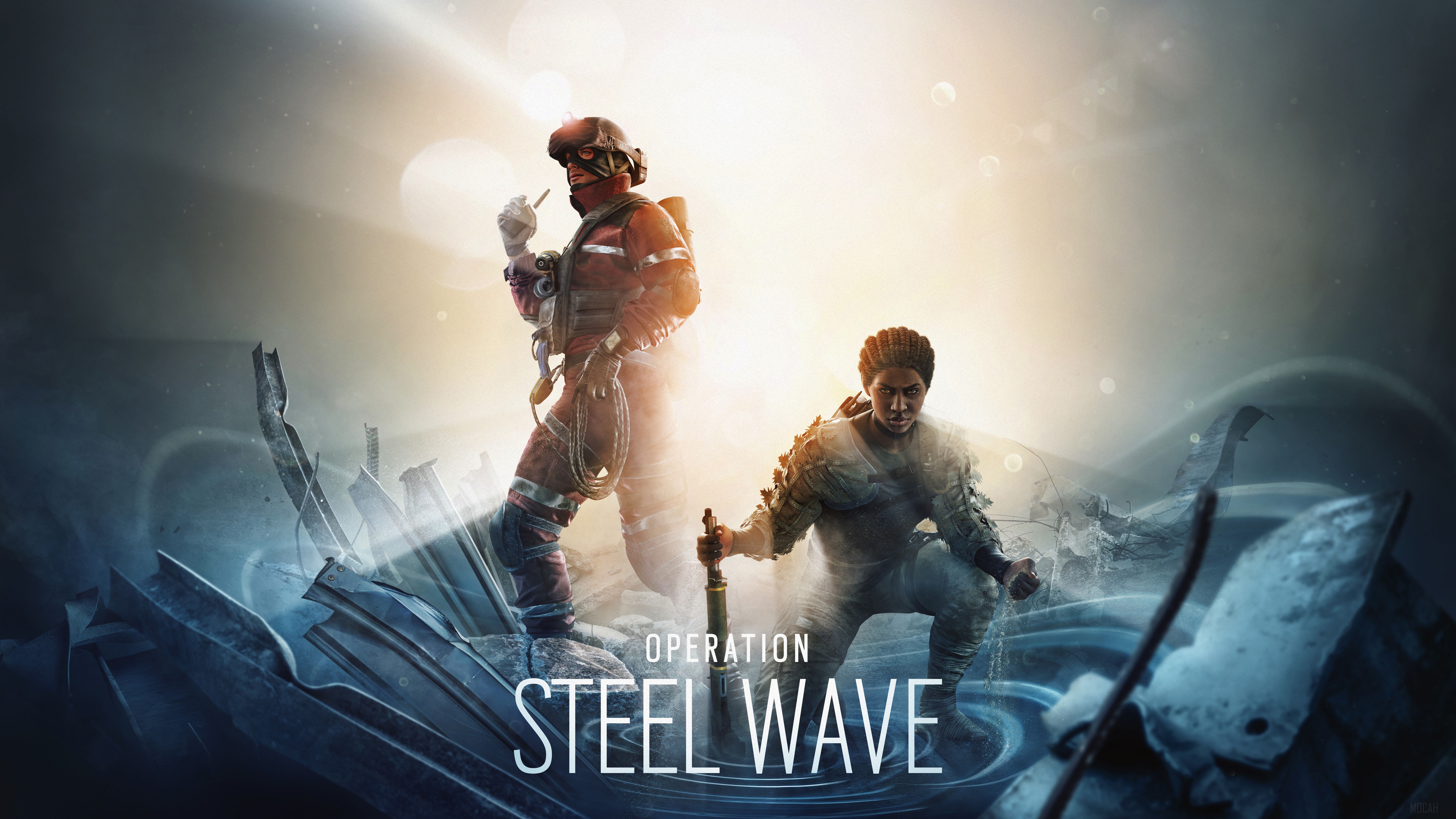 Ace and Melusi from Rainbow Six Siege Operation Steel Wave 4K HD Wallpaper