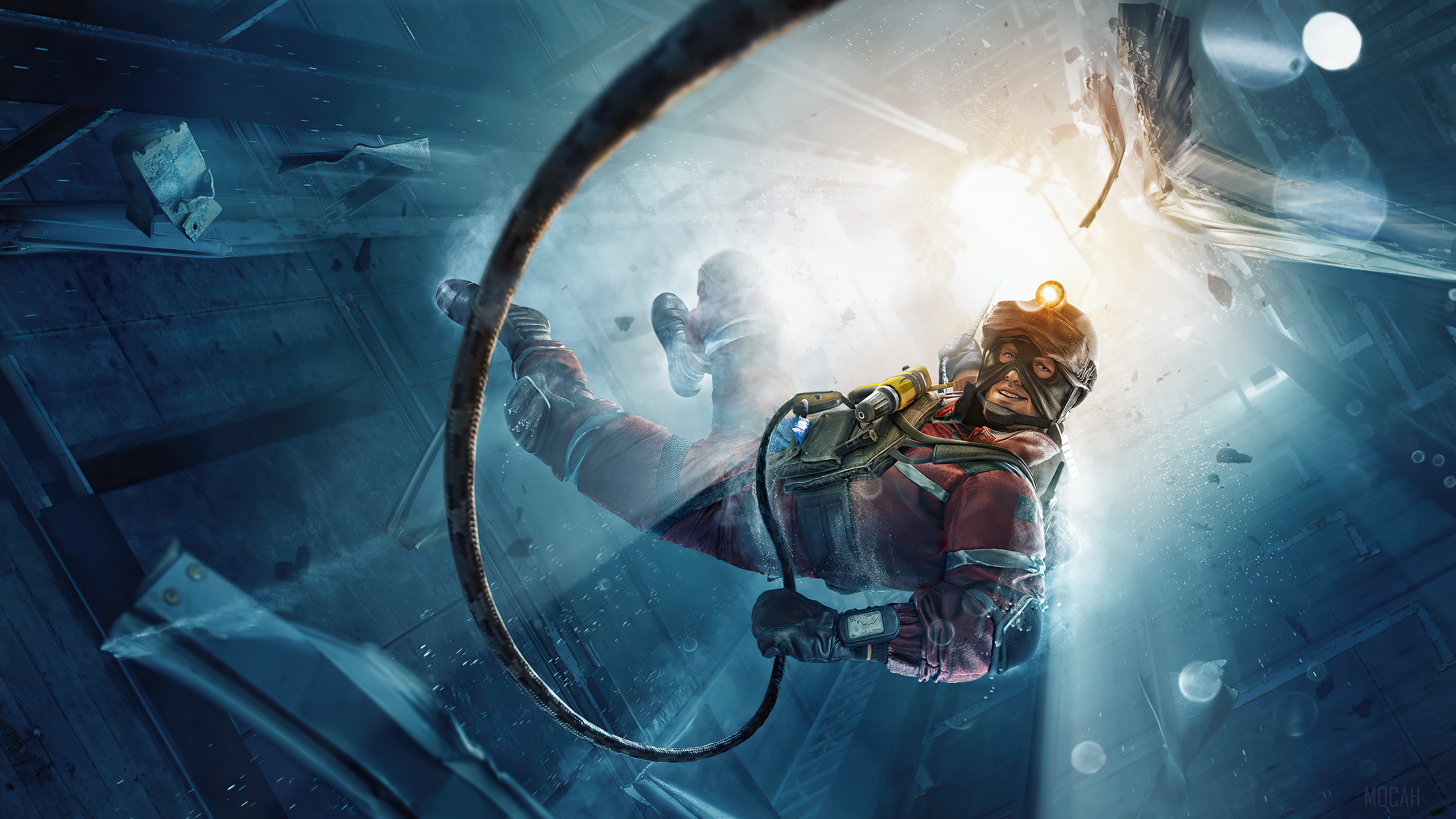 Ace From Rainbow Six Siege In Underwater Action 4K Hd Wallpaper Rare Ace From Rainbow Six Siege In Underwater Action 4K Hd Wallpaper Rare