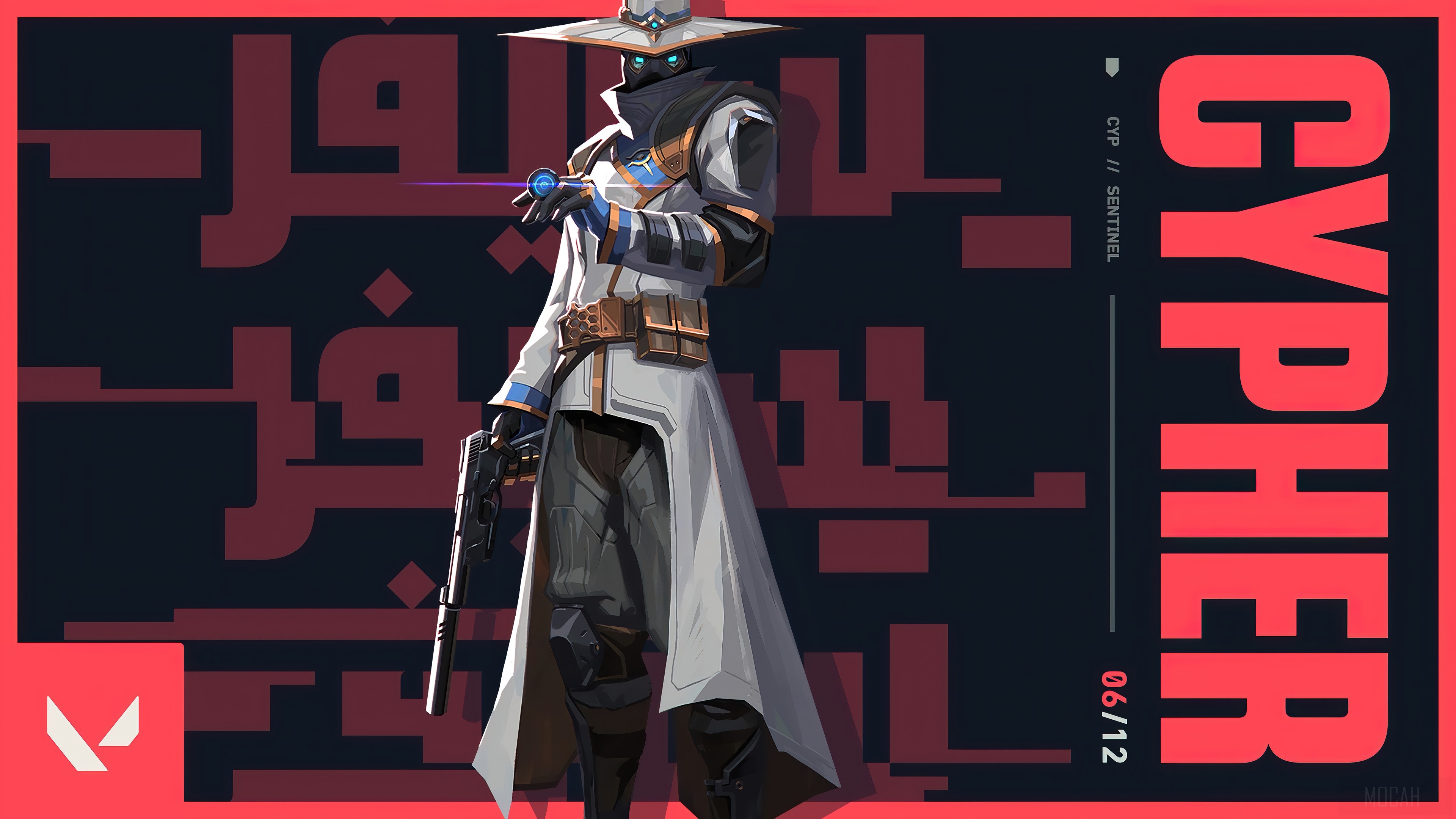 Cypher from Valorant 4K HD Wallpaper