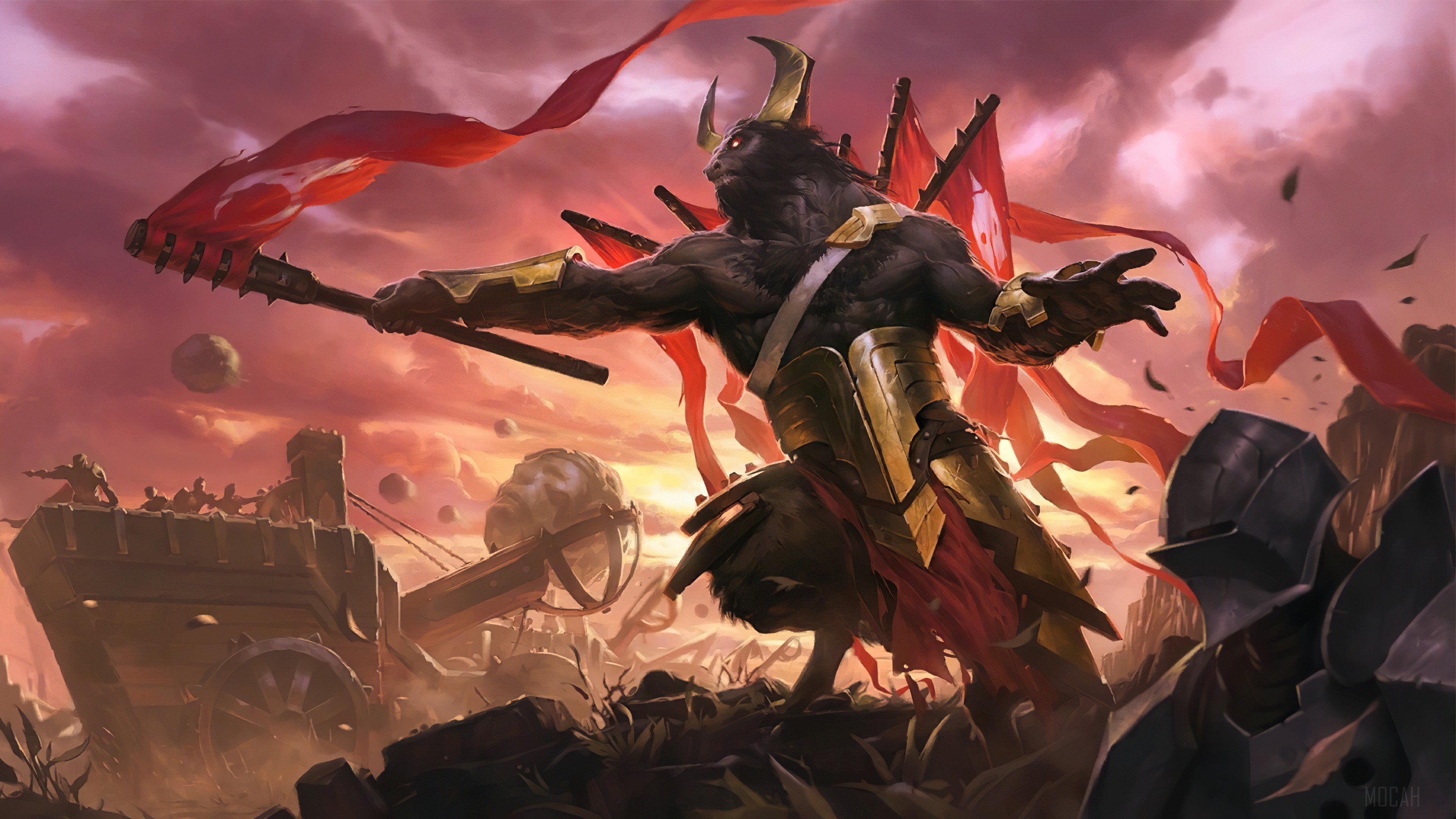 Aurok Glinthorn from Legends of Runeterra 4K HD Wallpaper