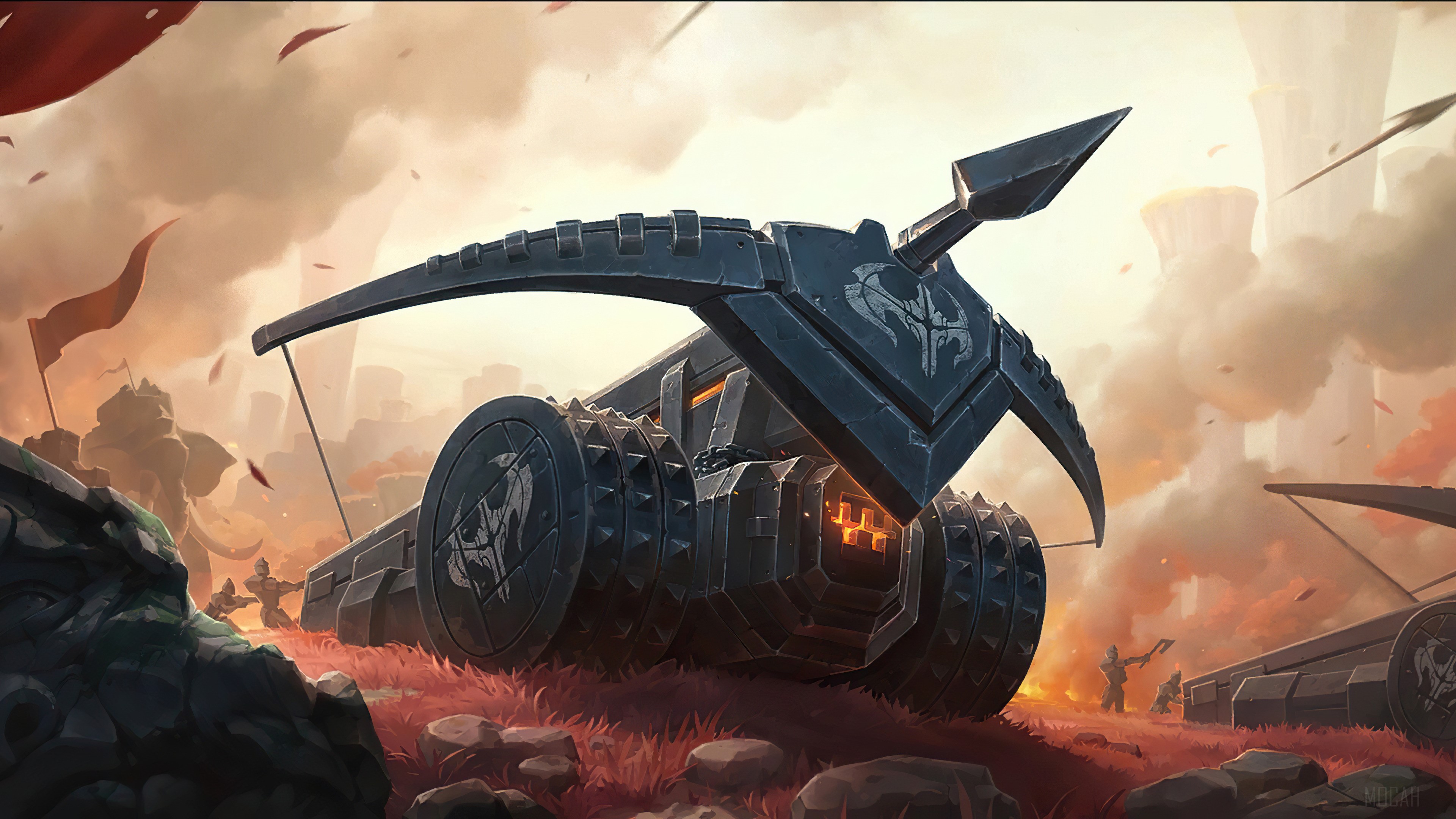 Iron Ballista from Legends of Runeterra 4K HD Wallpaper