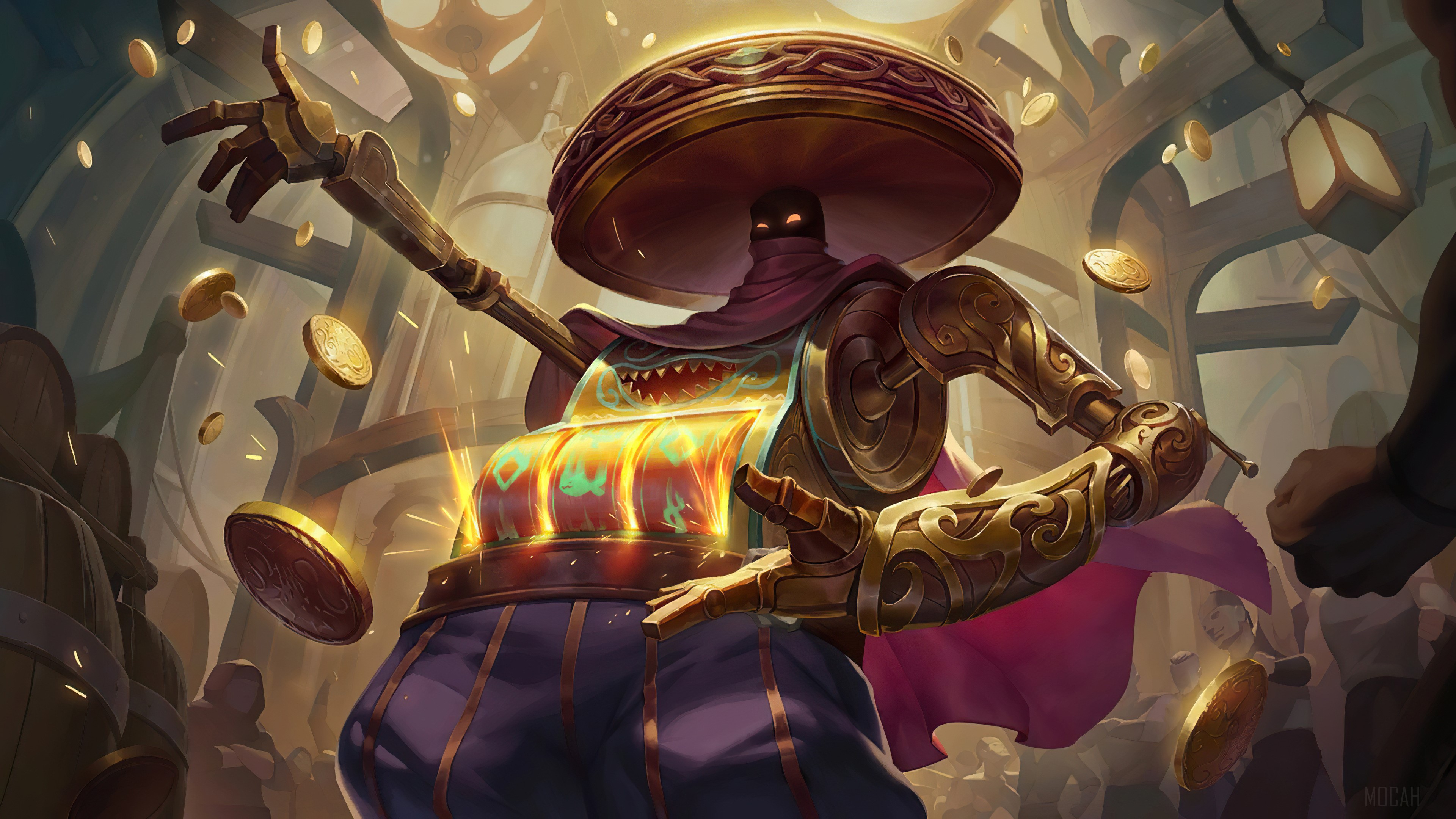 Slotbot from Legends of Runeterra 4K HD Wallpaper