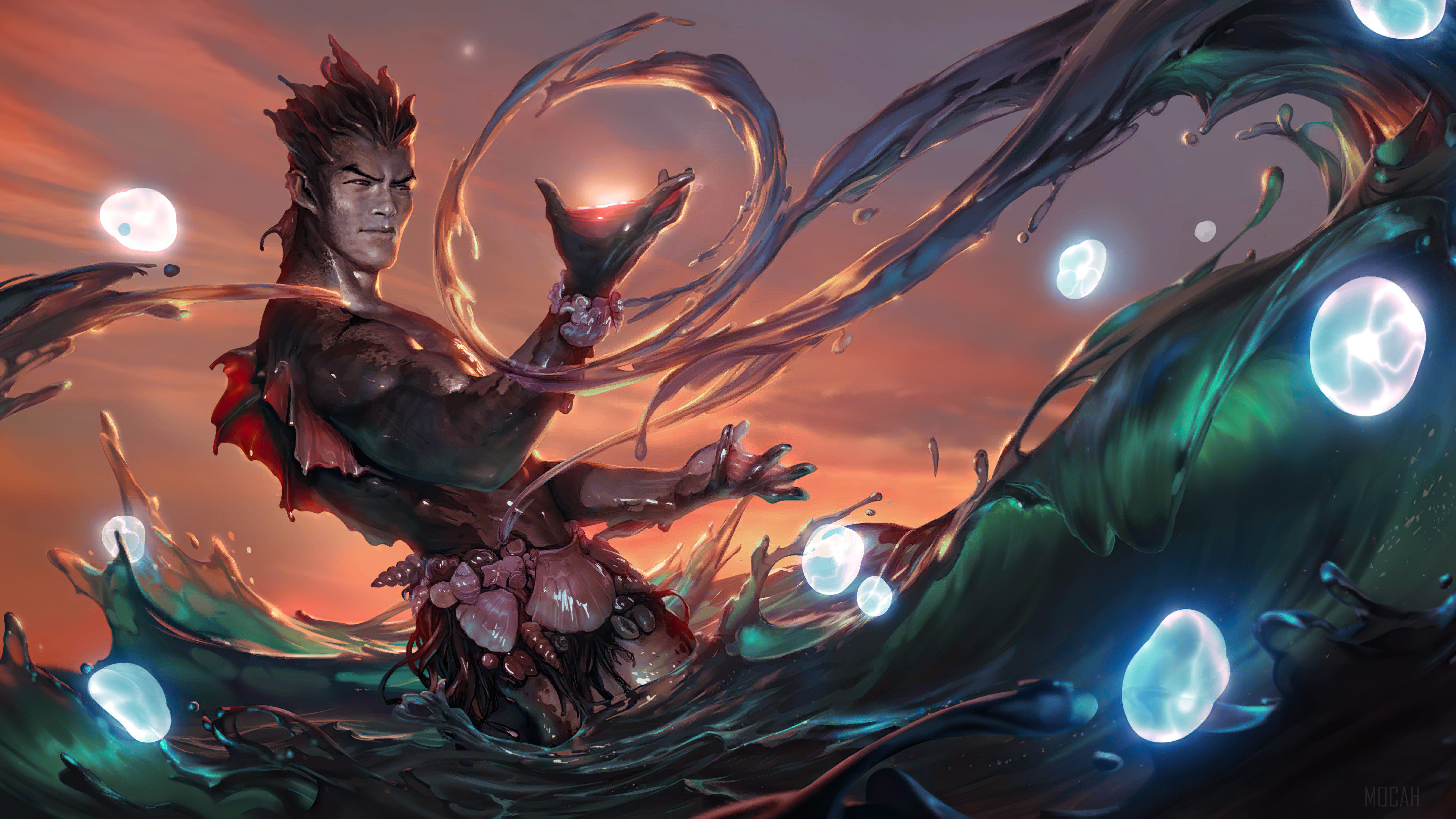 Rivershaper from Legends of Runeterra 4K HD Wallpaper