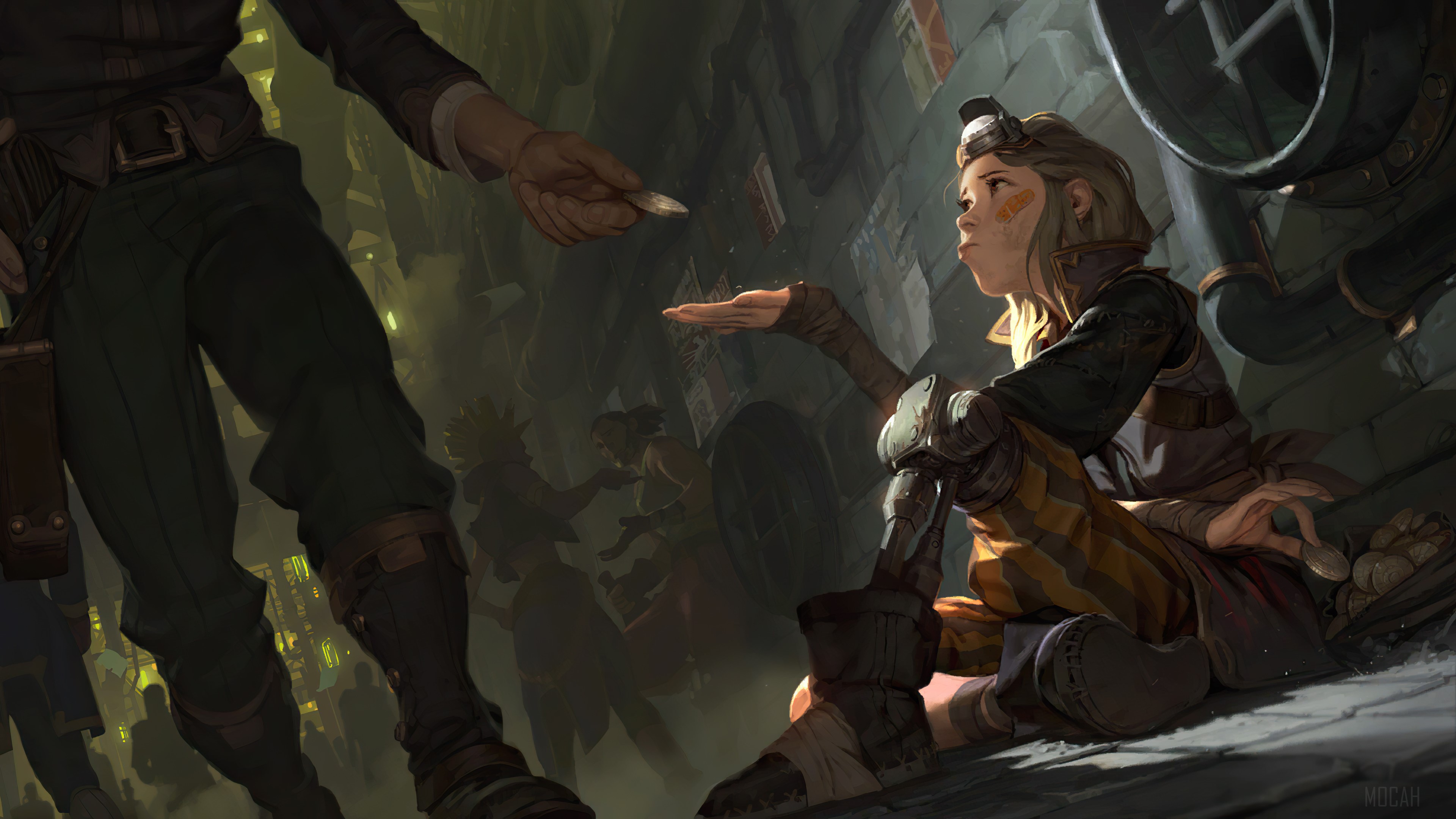 Zaunite Urchin from Legends of Runeterra 4K HD Wallpaper