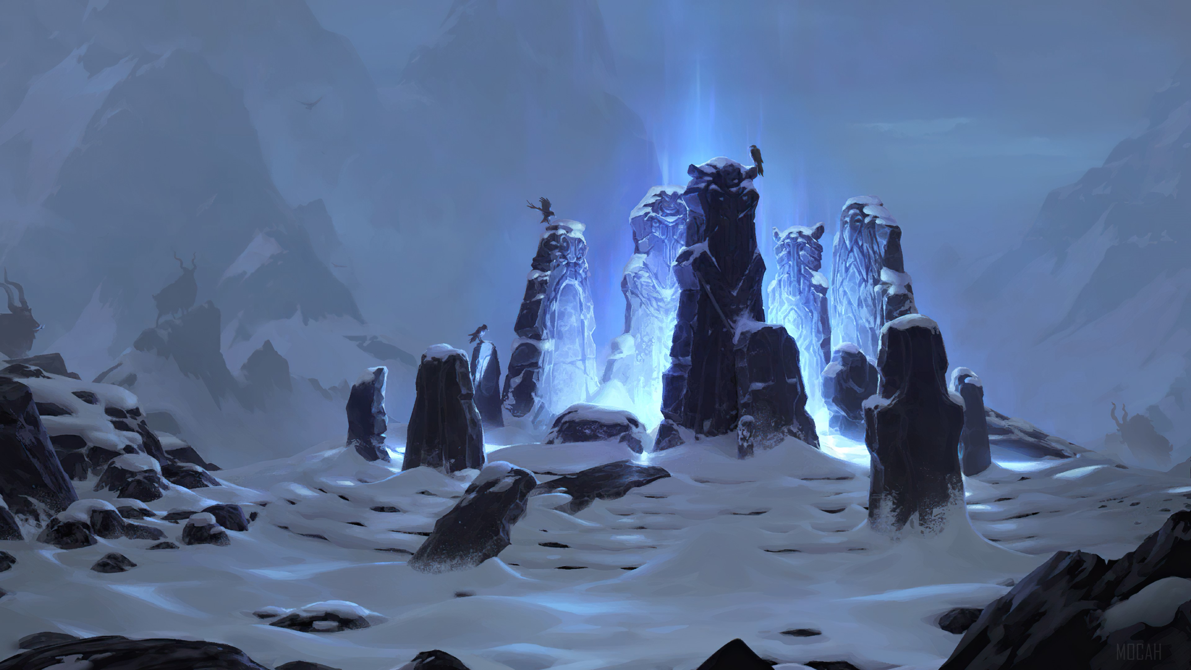 Wryding Stones from Legends of Runeterra 4K HD Wallpaper