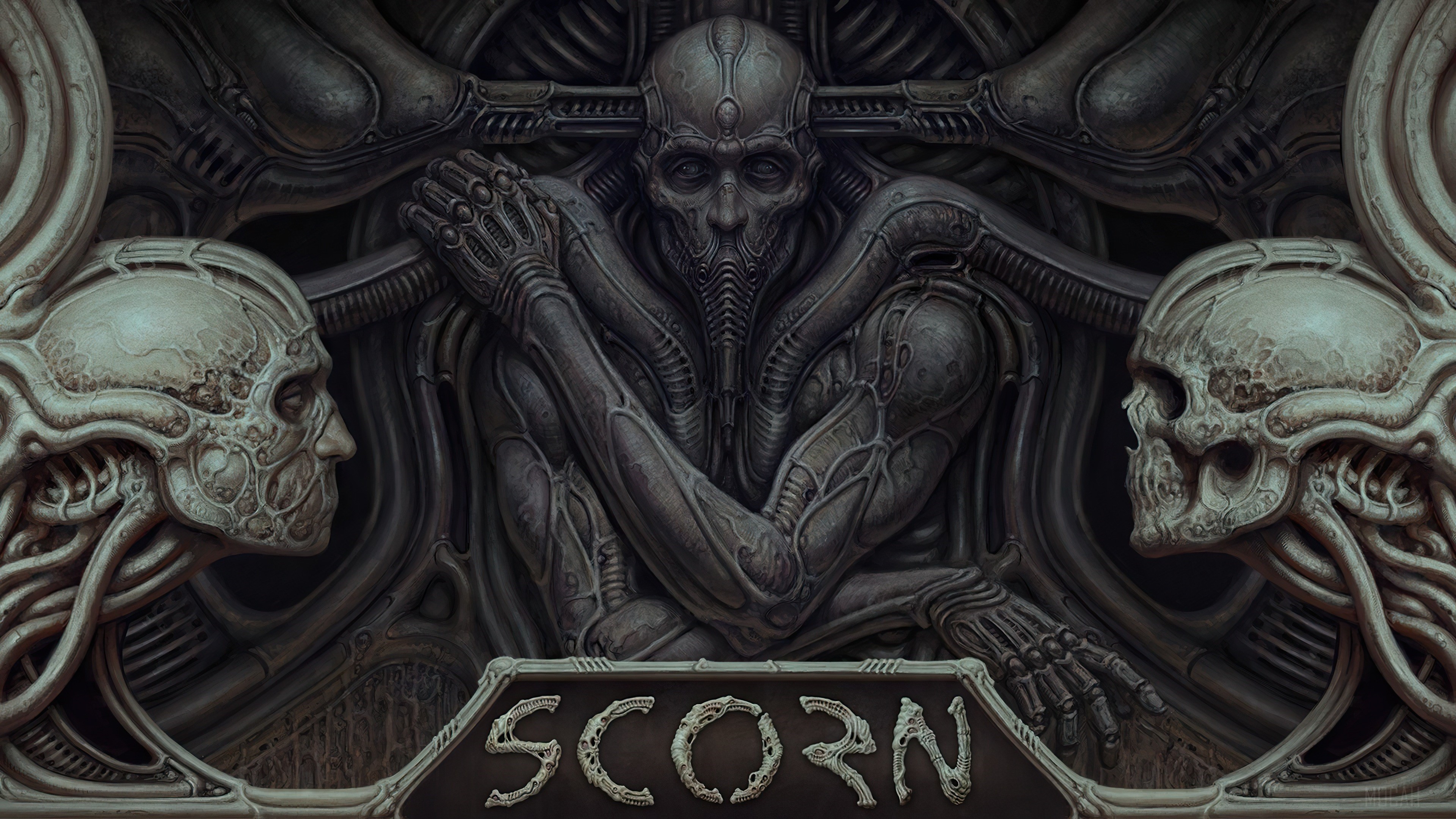 Scorn Video Game 4K HD Wallpaper
