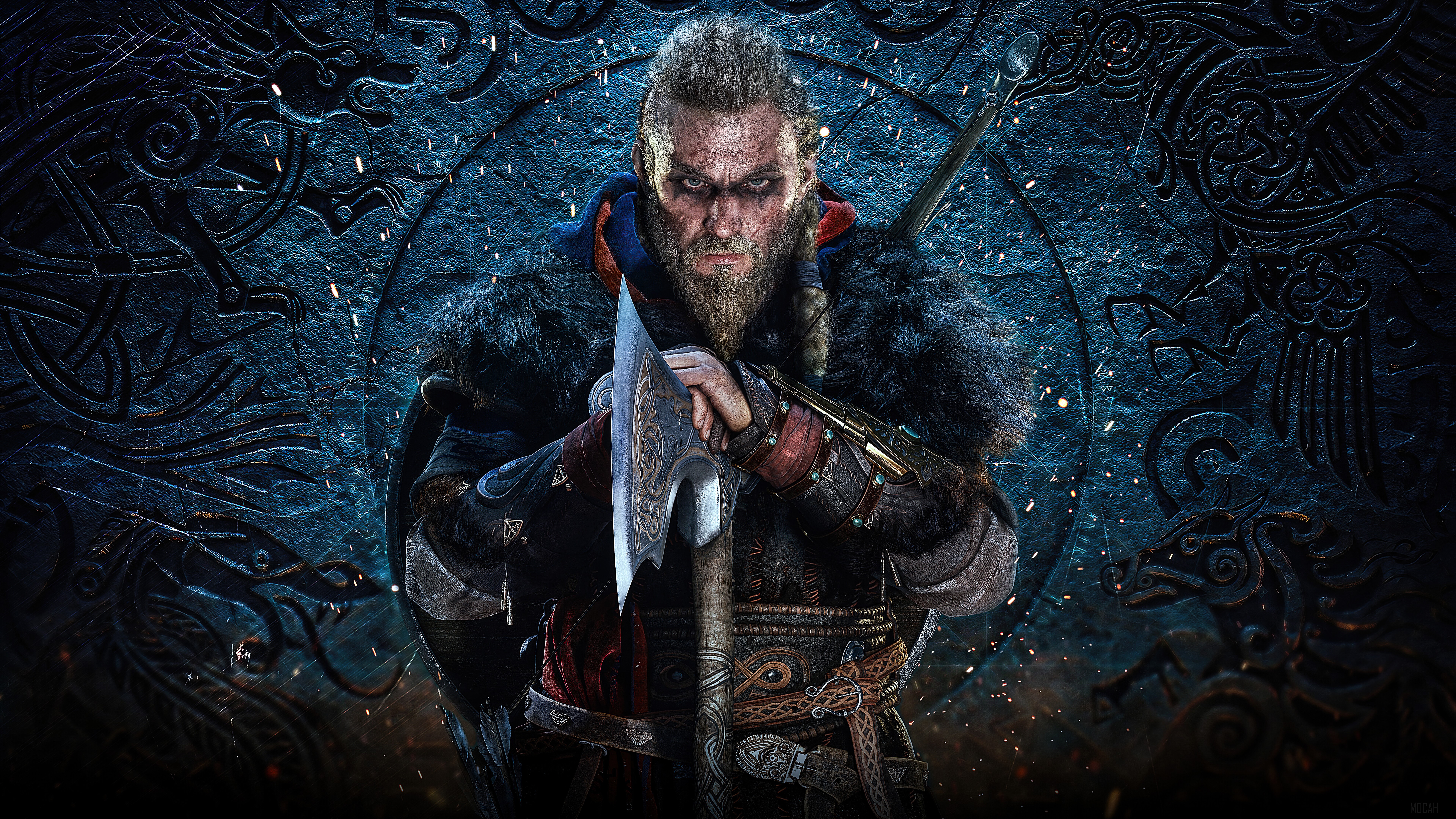 Eivor Viking Warrior from Assassin's Creed Valhalla 4K HD Wallpaper