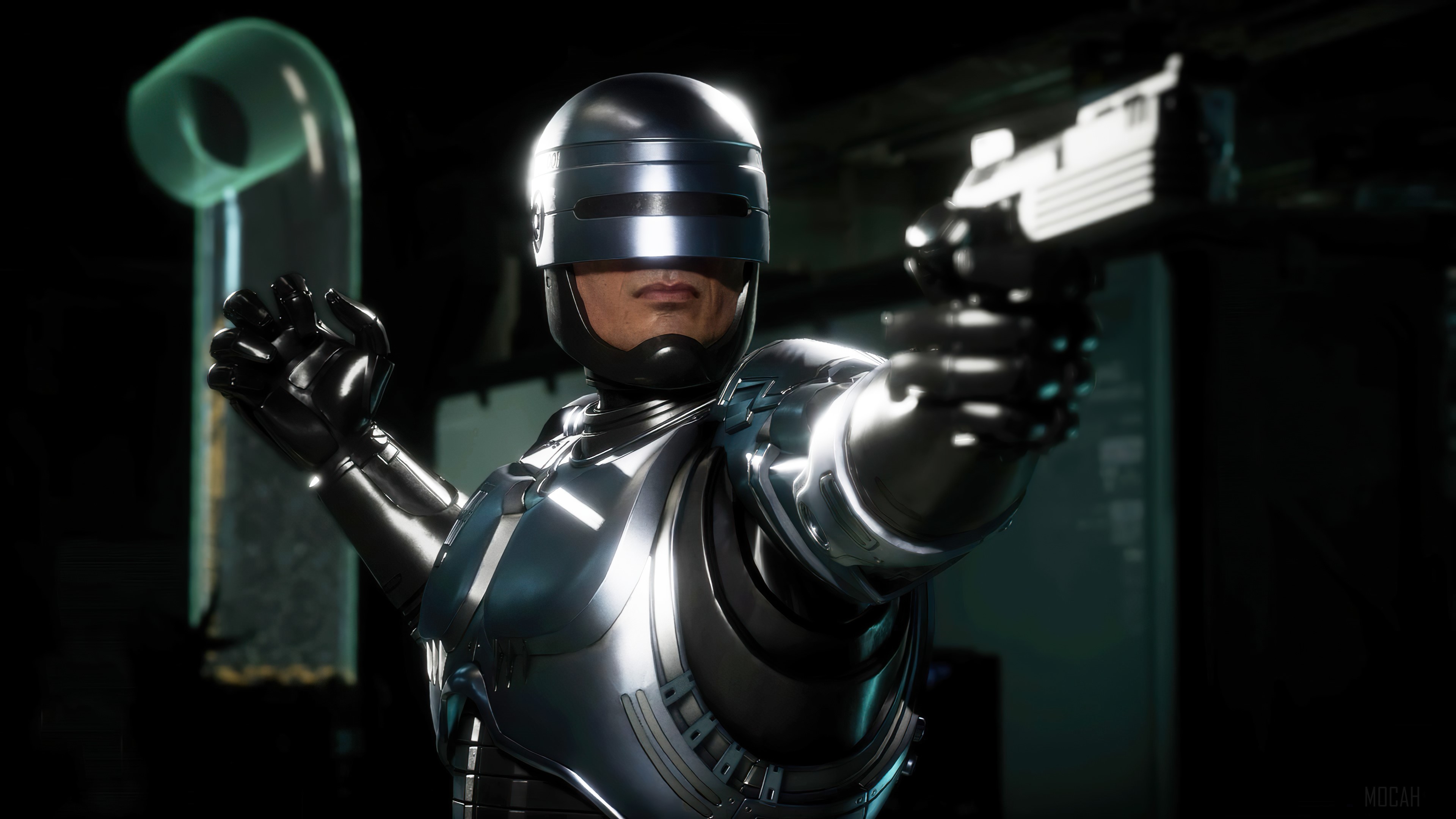 RoboCop from Mortal Kombat 11 HD Wallpaper