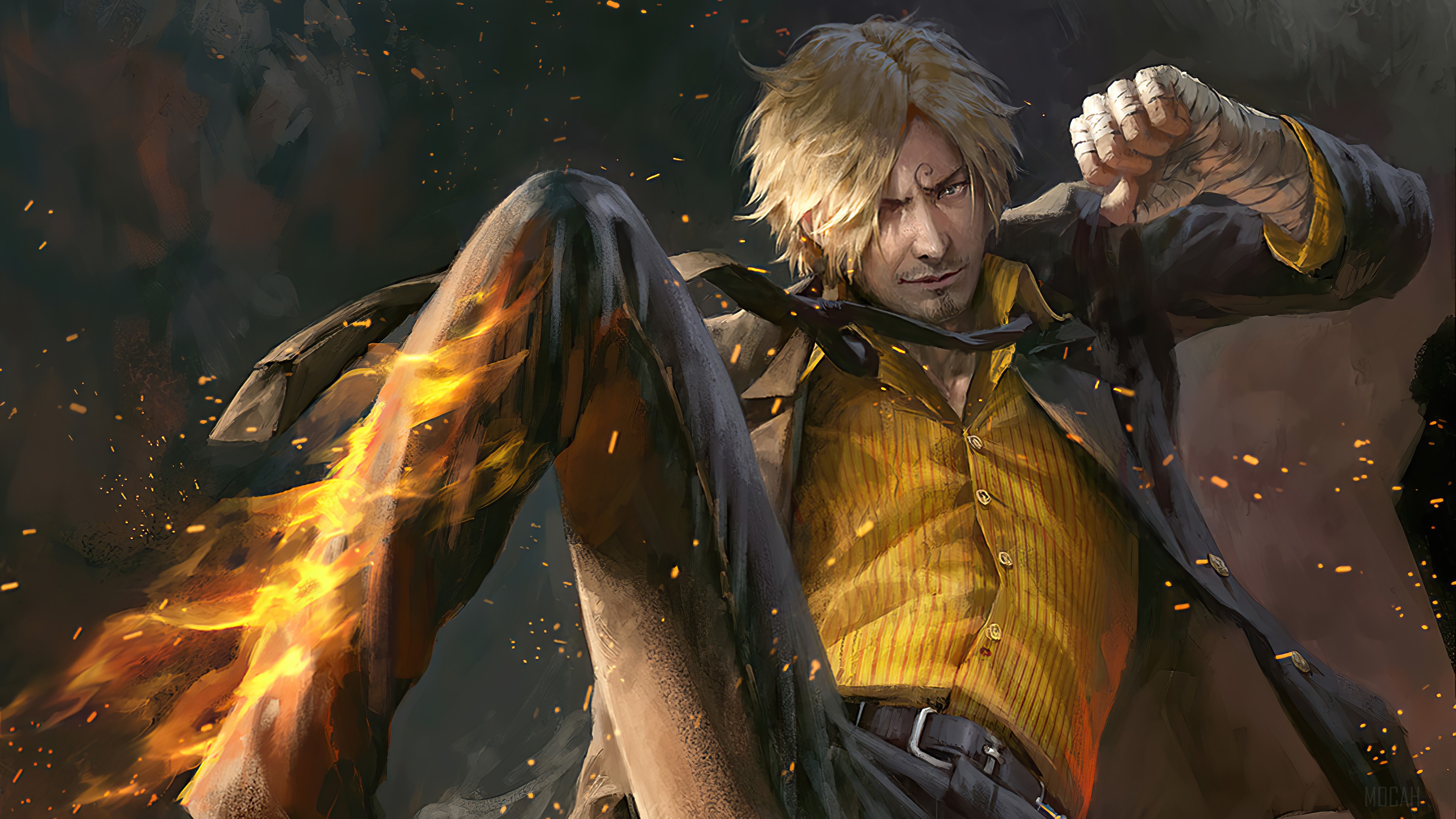 Sanji from One Piece 4K HD Wallpaper