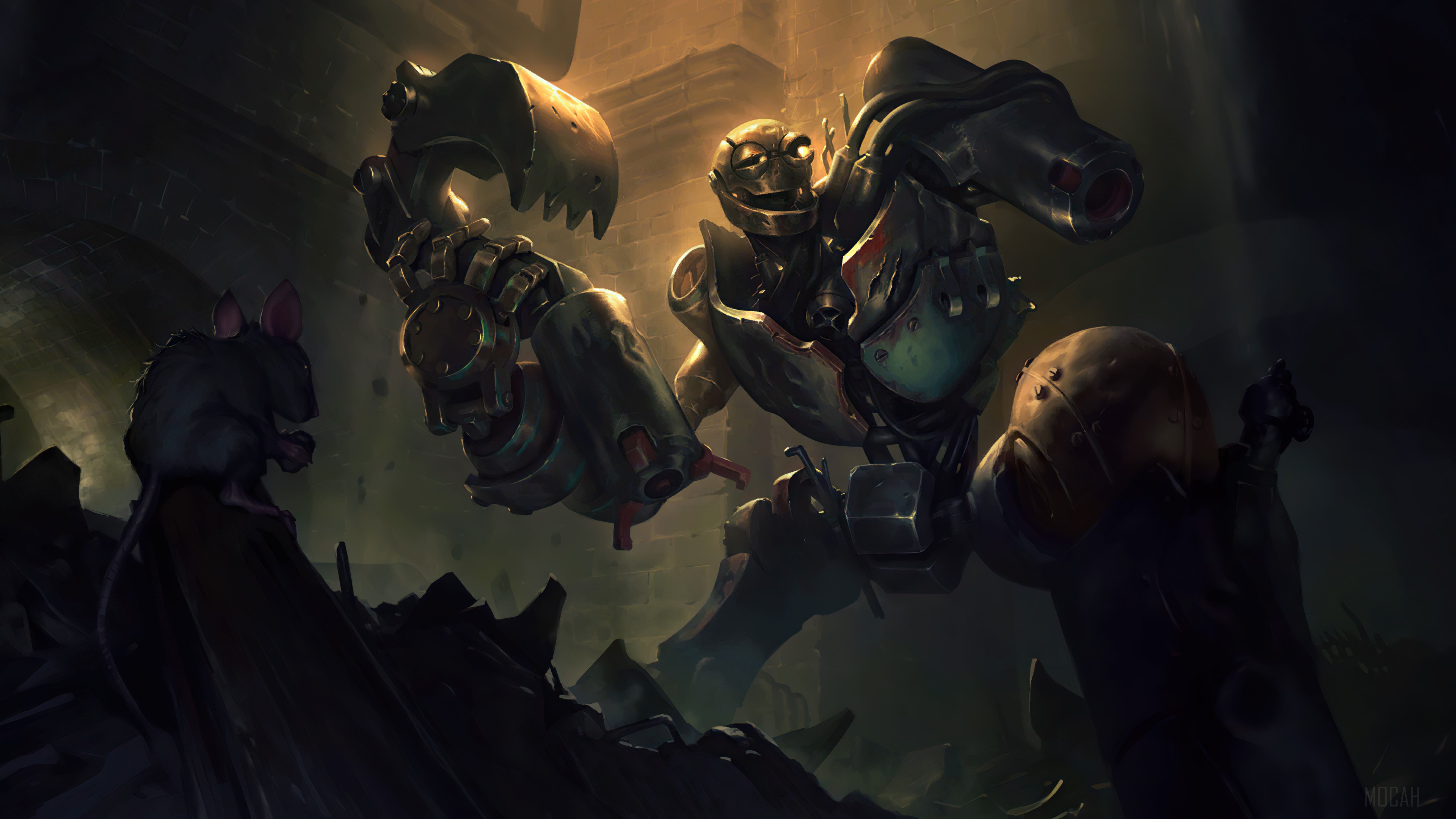 Sump Dredger from Legends of Runeterra 4K HD Wallpaper