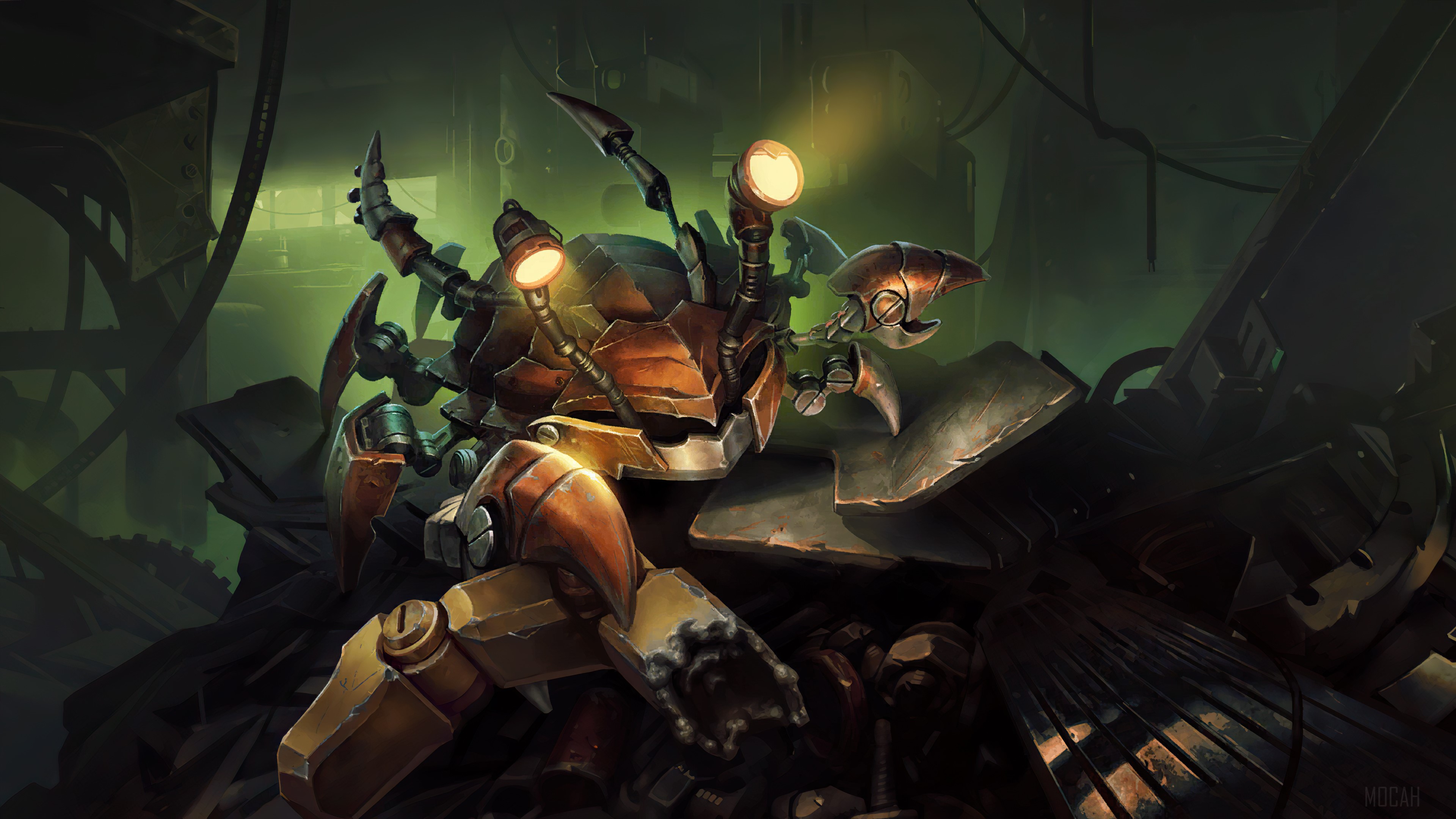 Scrap Scuttler from Legends of Runeterra 4K HD Wallpaper