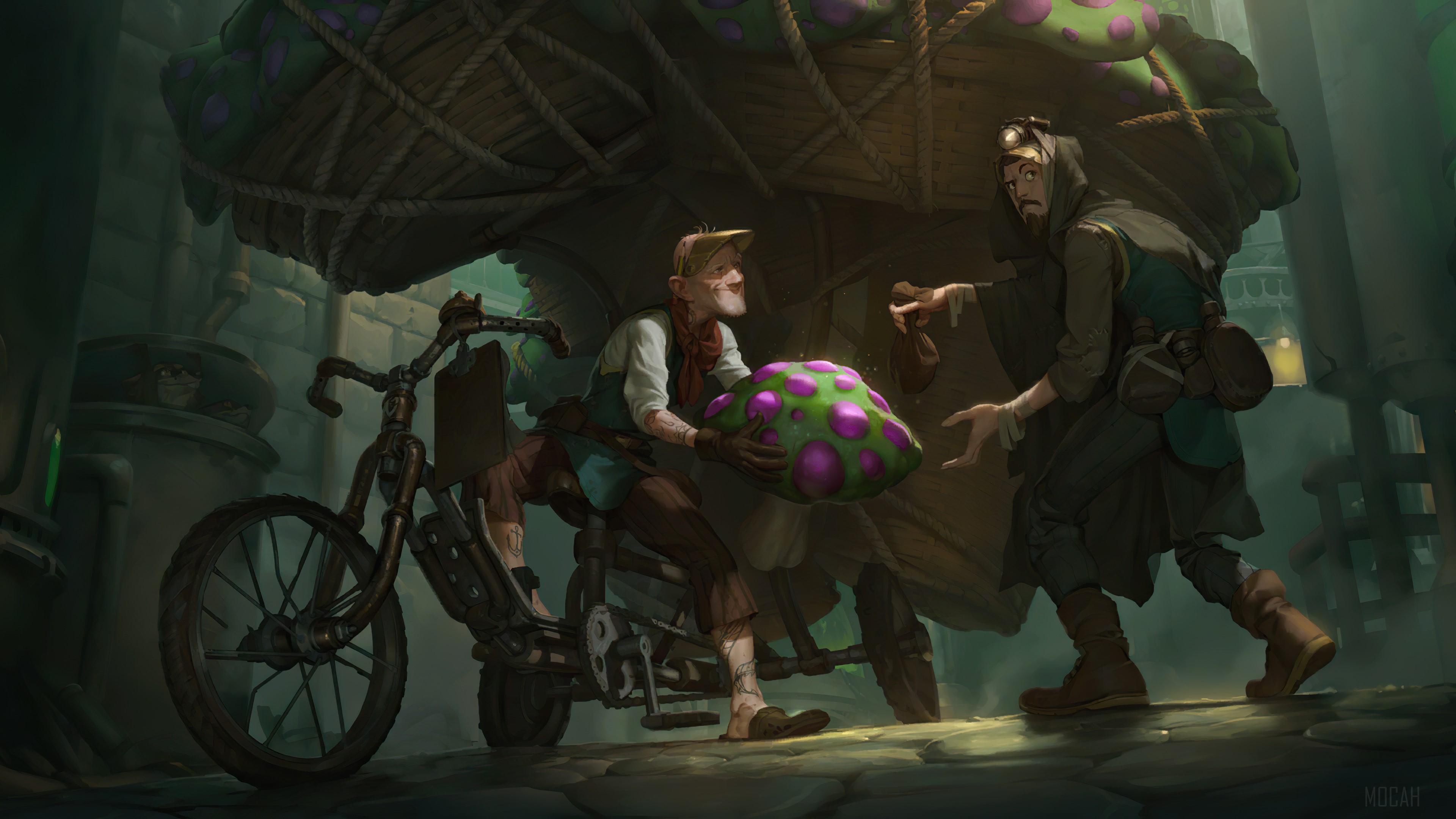 Puffcap Peddler from Legends of Runeterra 4K HD Wallpaper