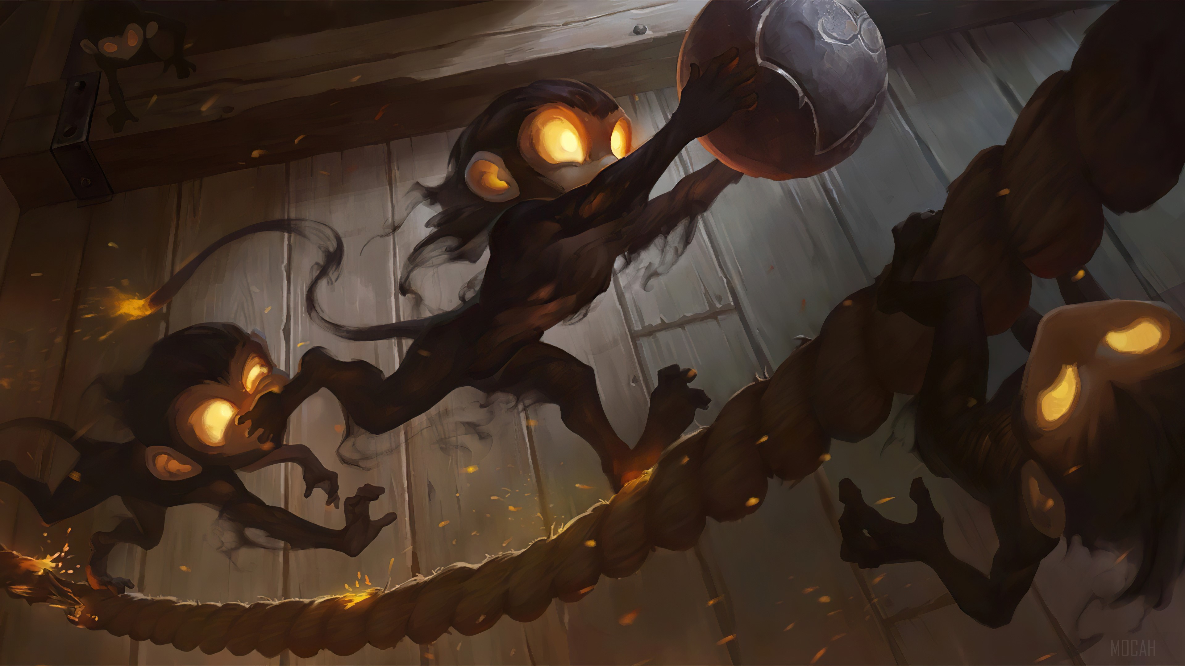 Powder Monkey from Legends of Runeterra 4K HD Wallpaper