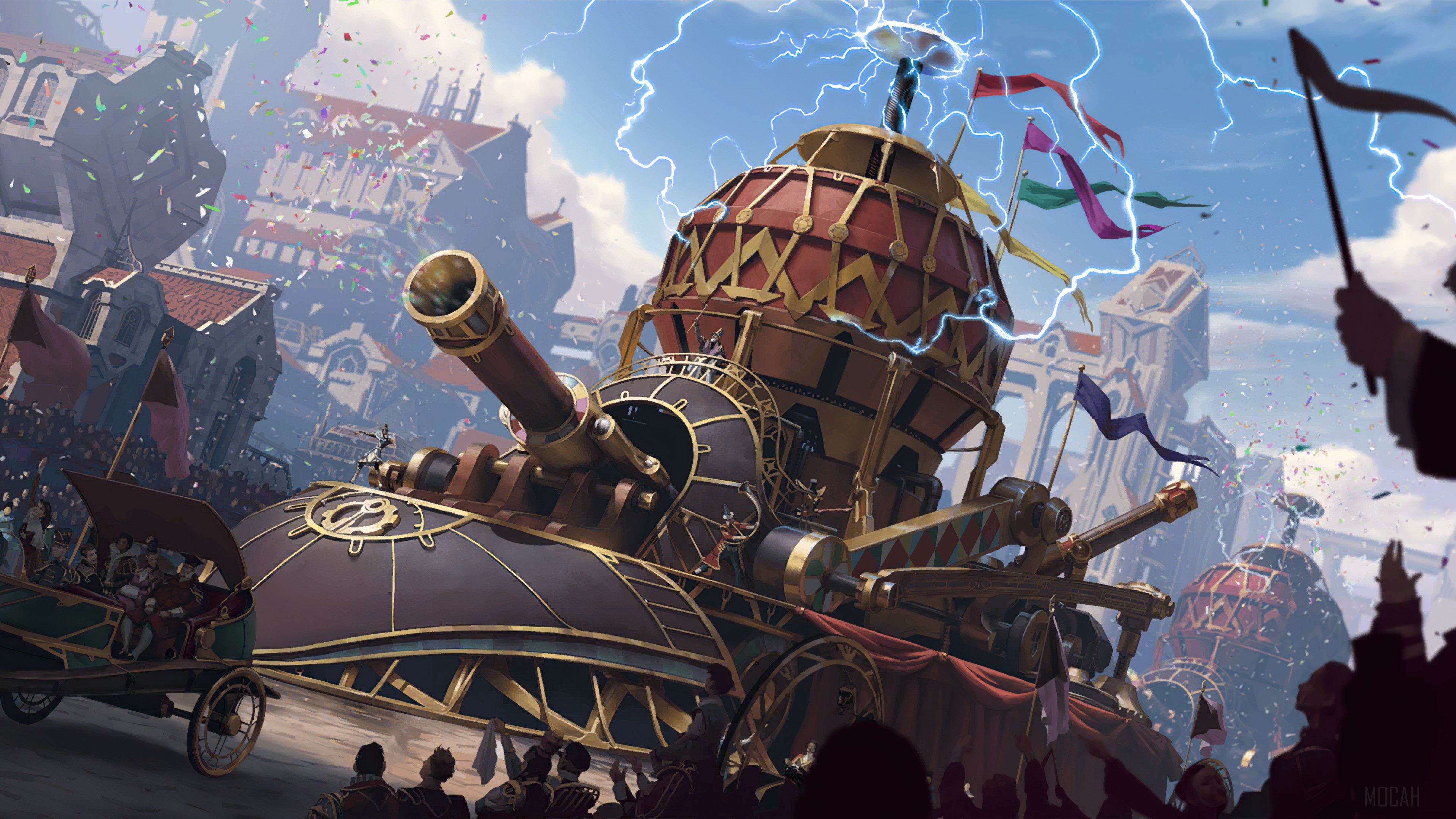 Electrorig Parade from Legends of Runeterra 4K HD Wallpaper