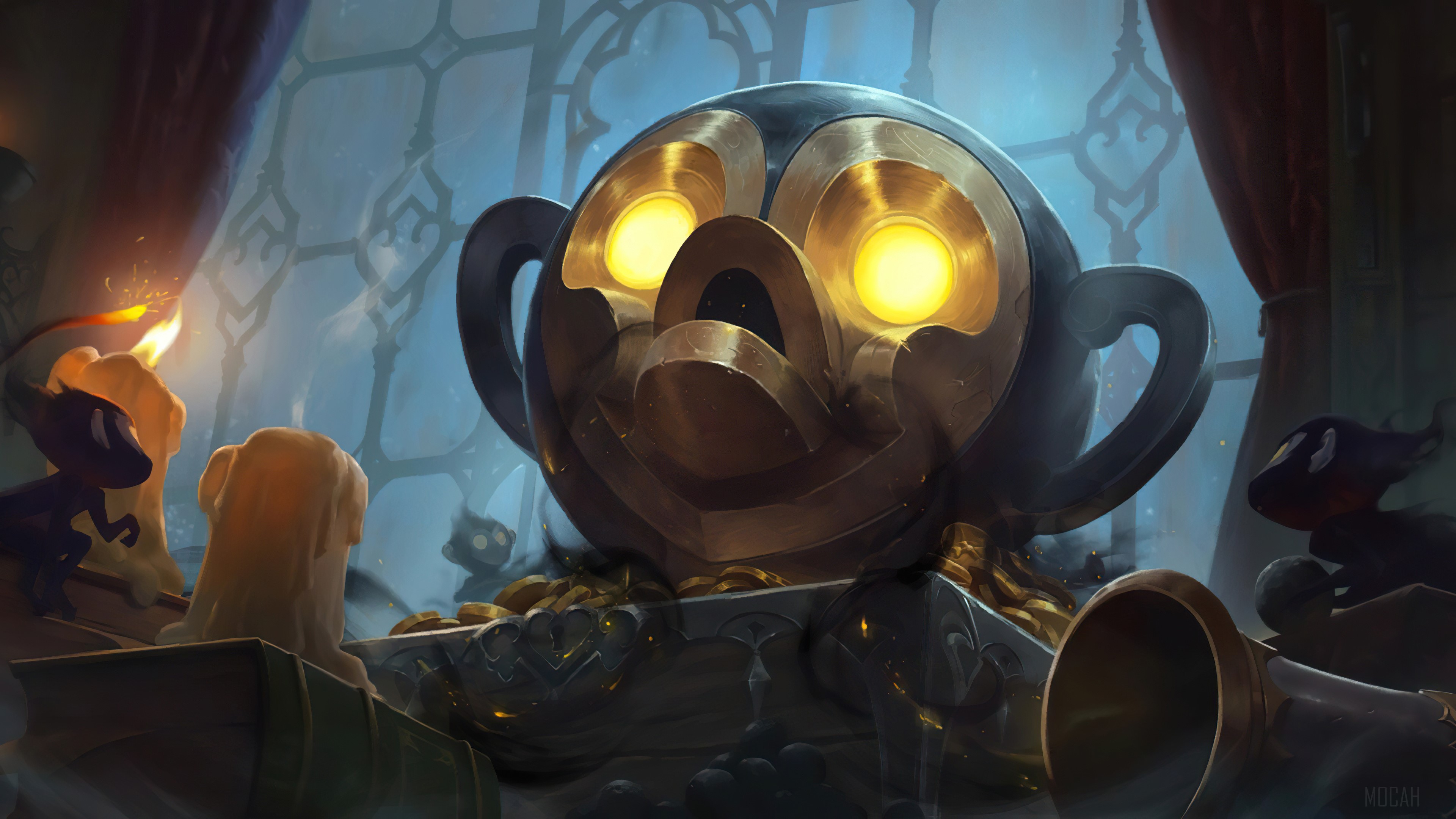 Monkey Idol from Legends of Runeterra 4K HD Wallpaper