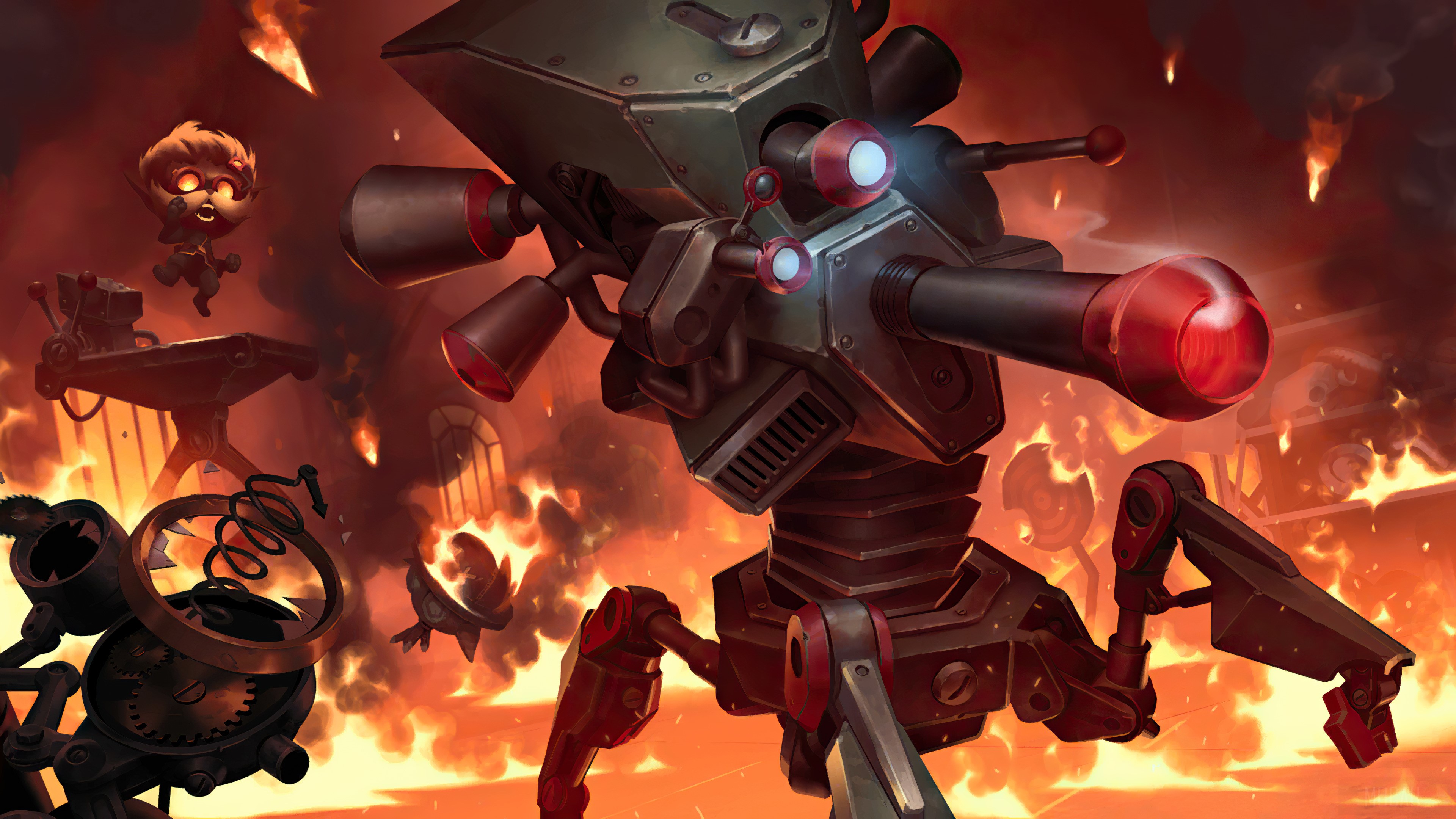 Mk7 Armored Stomper from Legends of Runeterra 4K HD Wallpaper