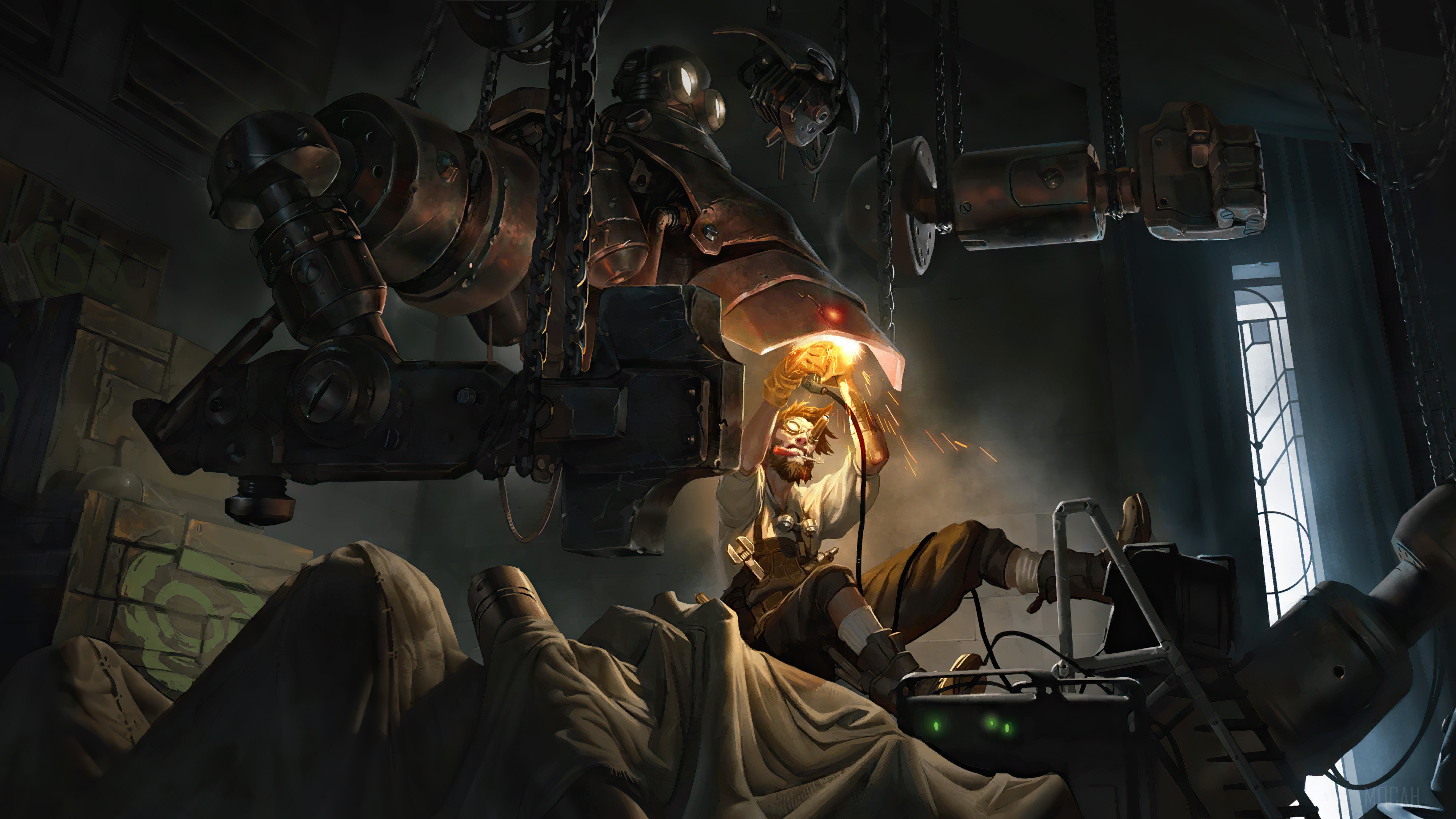 Illegal Contraption from Legends of Runeterra 4K HD Wallpaper