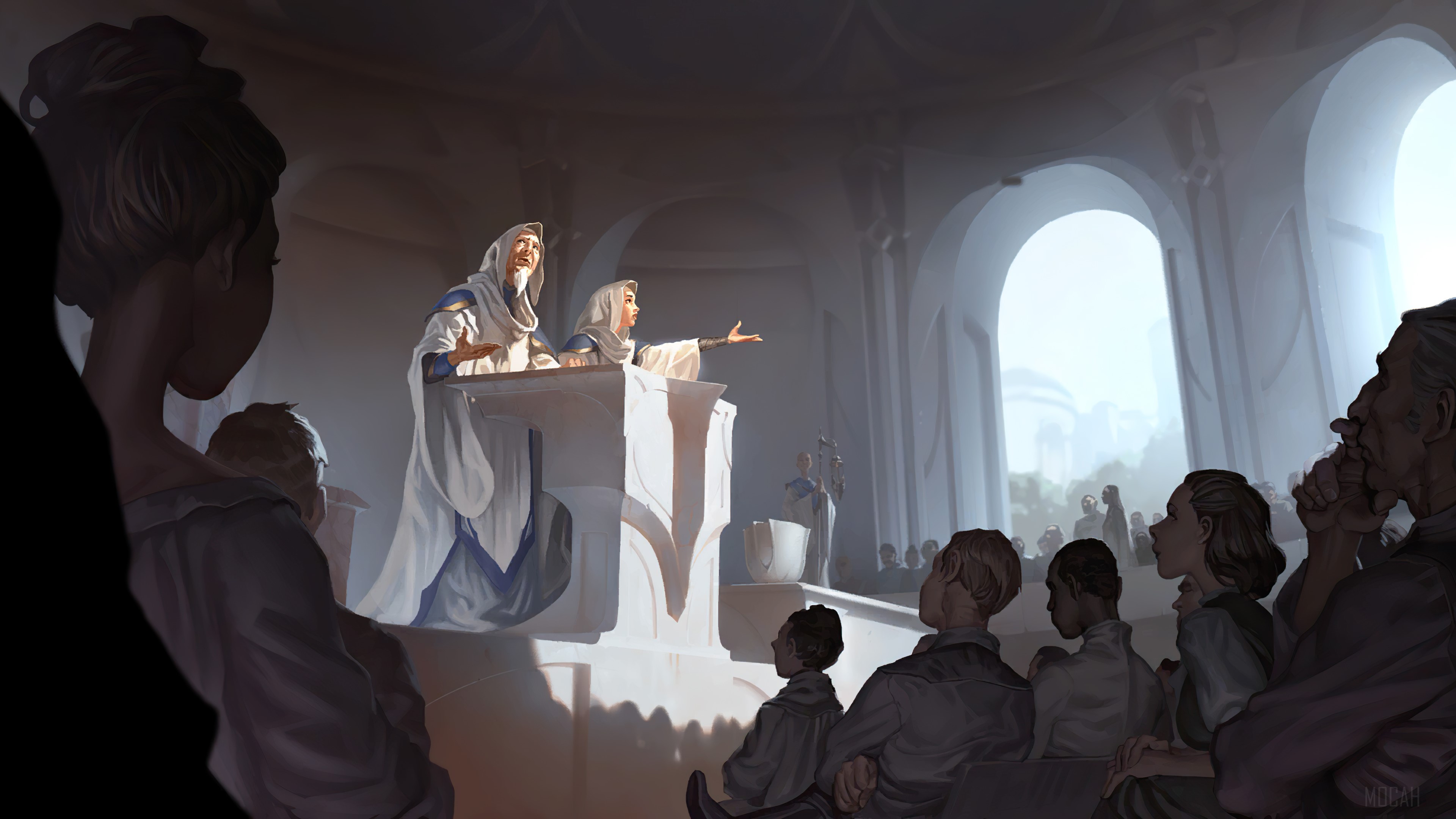 Dawnspeakers from Legends of Runeterra in 4K HD Wallpaper