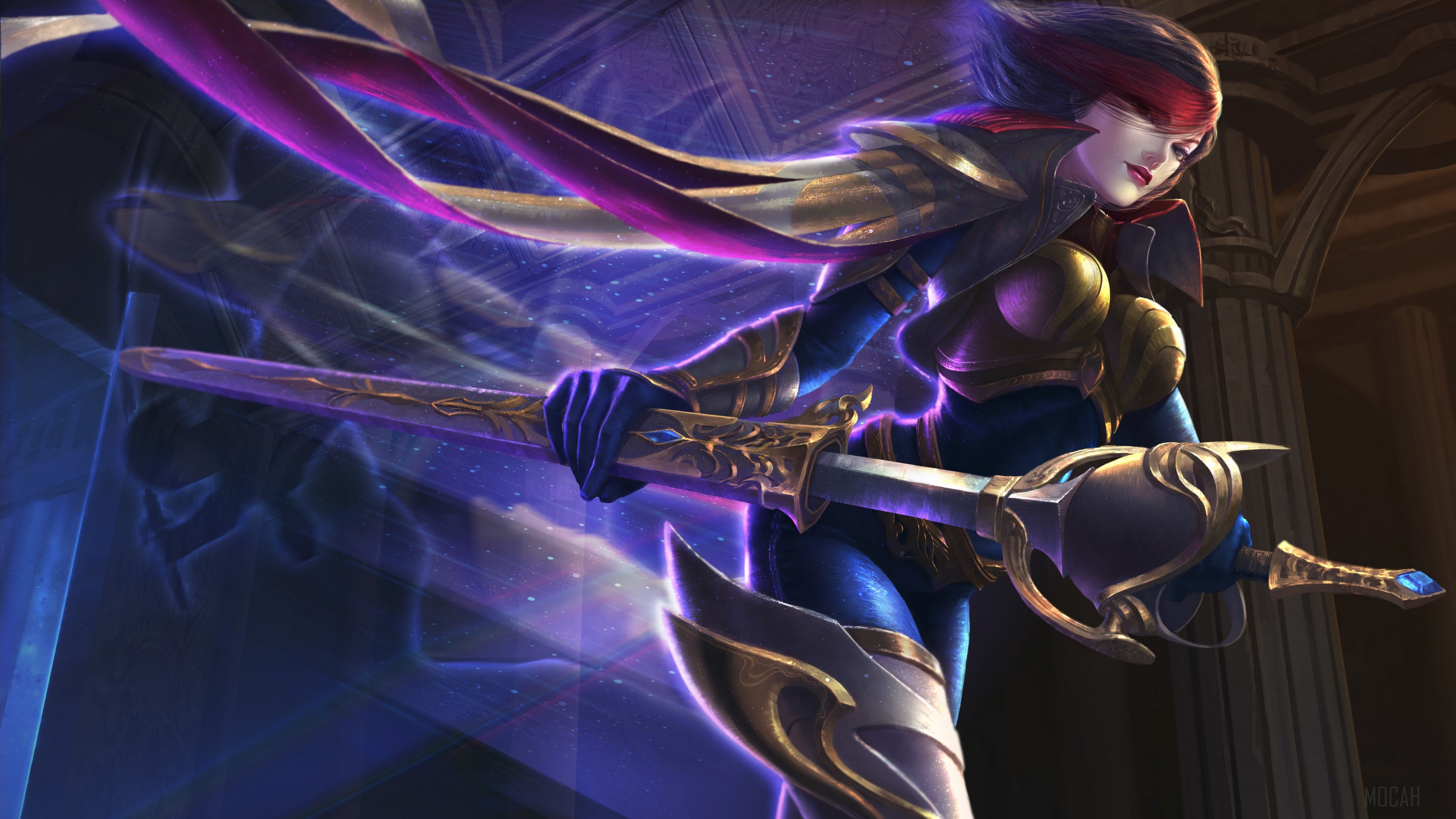 Fiora from League of Legends 4K HD Wallpaper