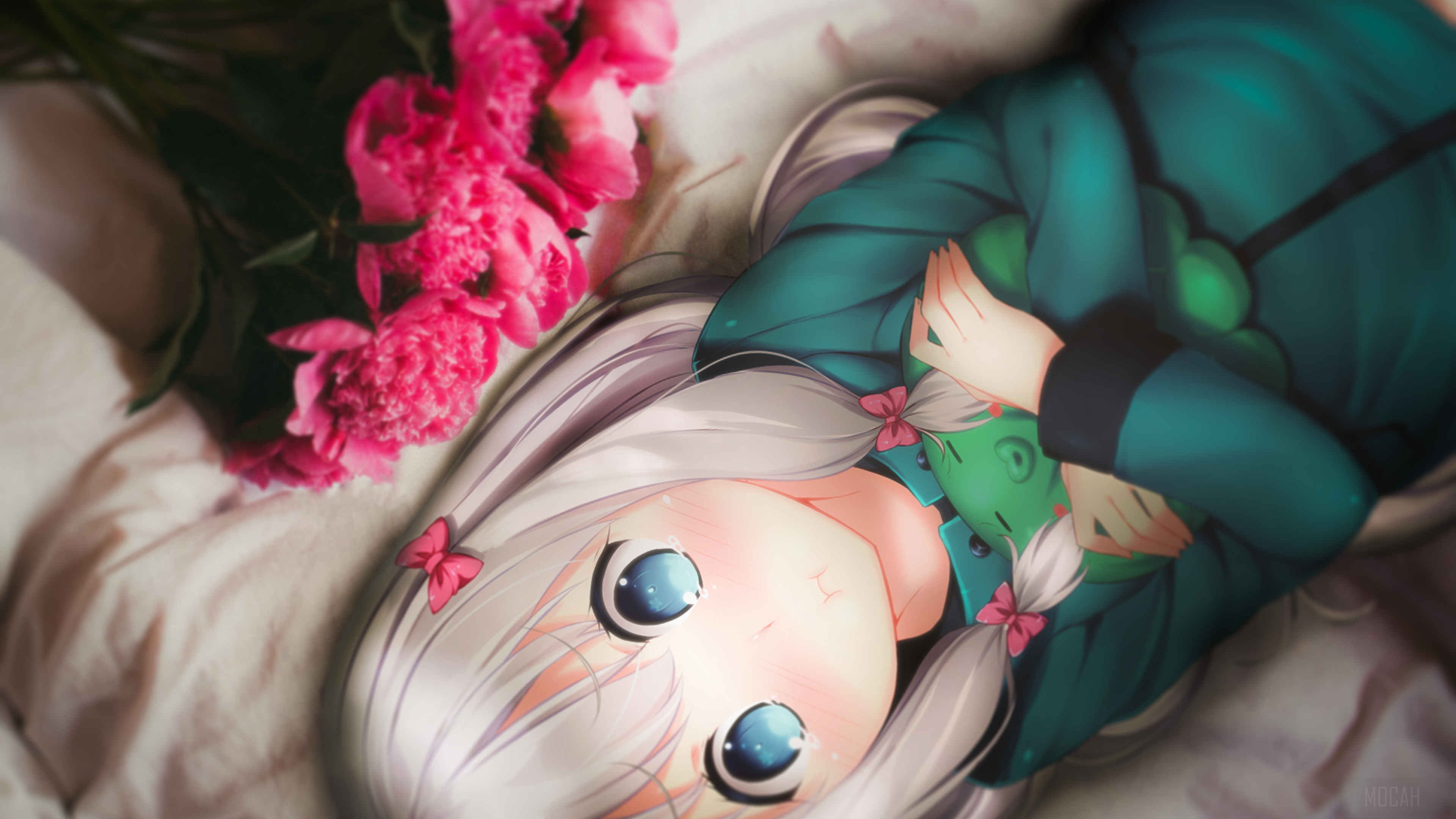 Sagiri Izumi from EroManga-Sensei with Flowers HD Wallpaper