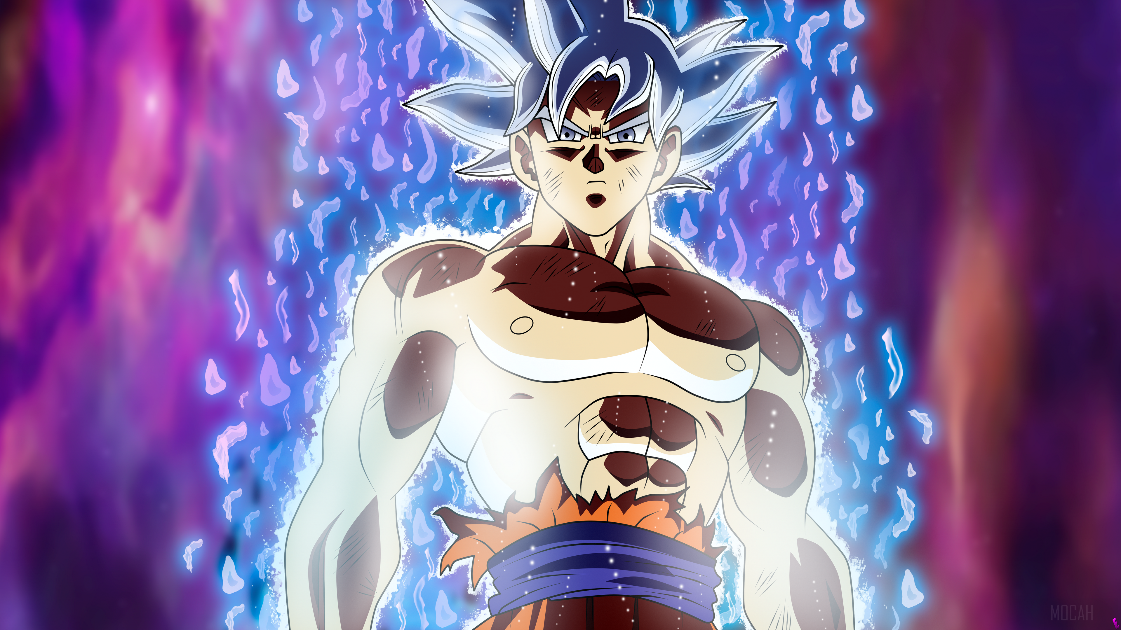 Goku from Dragon Ball Super in Ultra Instinct 4K HD Wallpaper