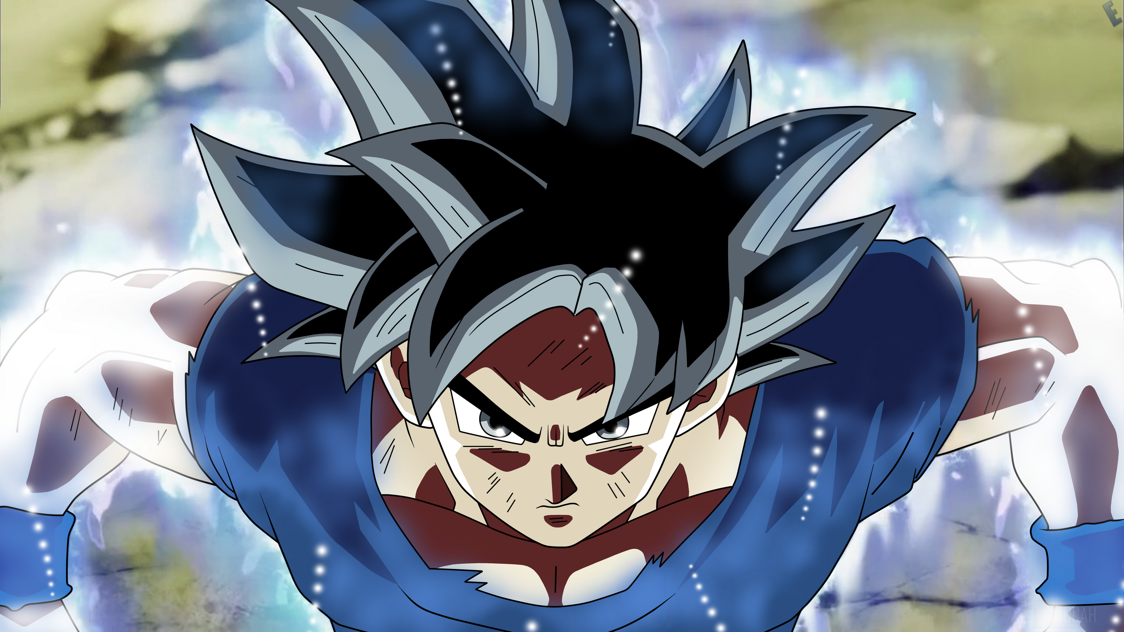 Goku from Dragon Ball in Ultra Instinct HD Wallpaper