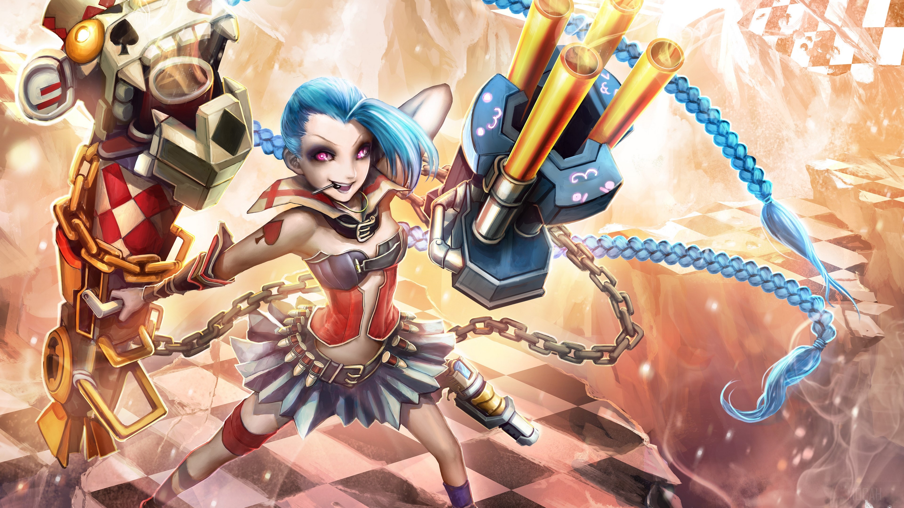Jinx from League of Legends 4K HD Wallpaper