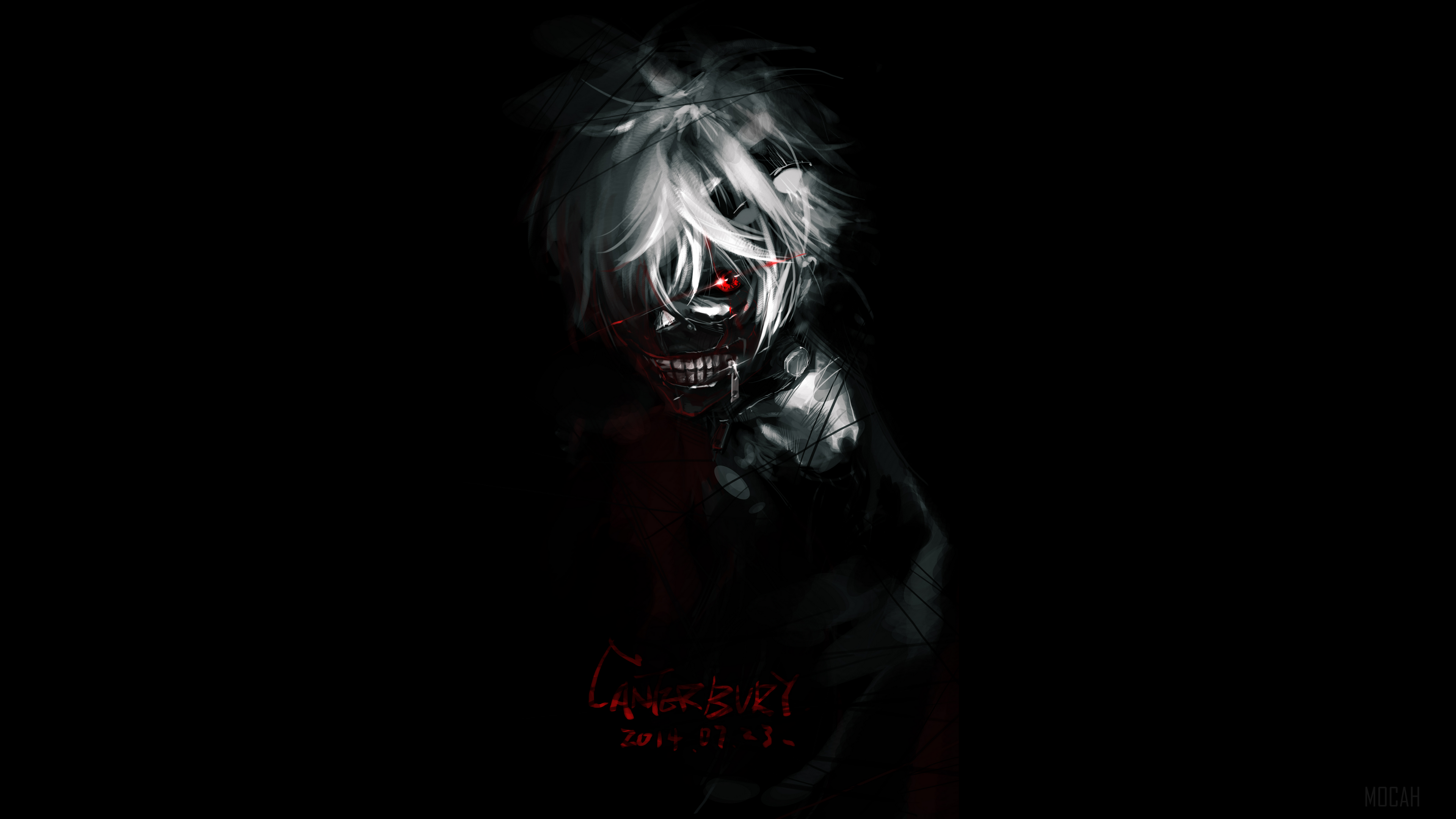 Ken Kaneki from Tokyo Ghoul 4K HD Wallpaper