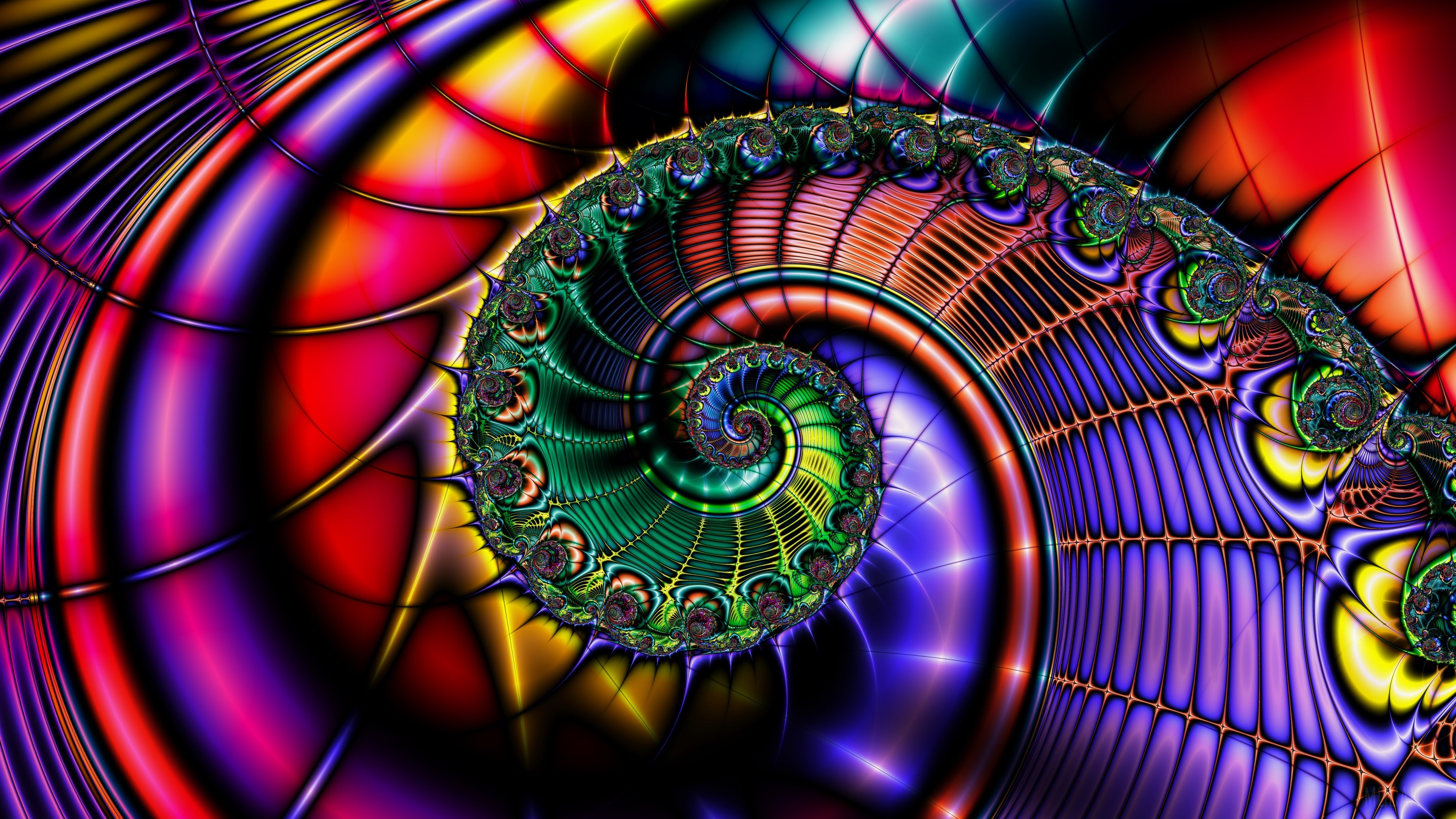 Fractal Art 4K HD Wallpaper