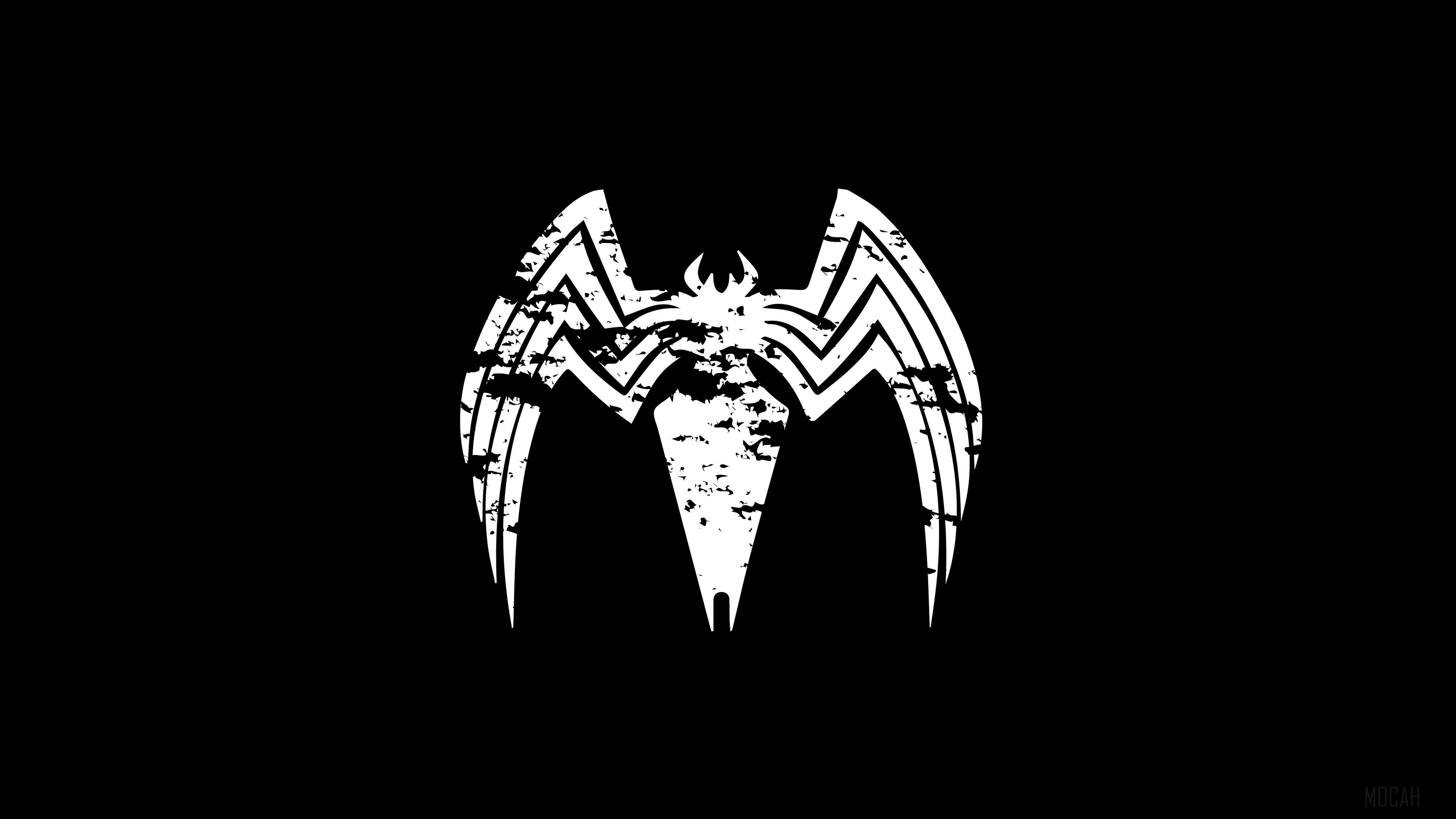 Venom logo 4K HD Wallpaper