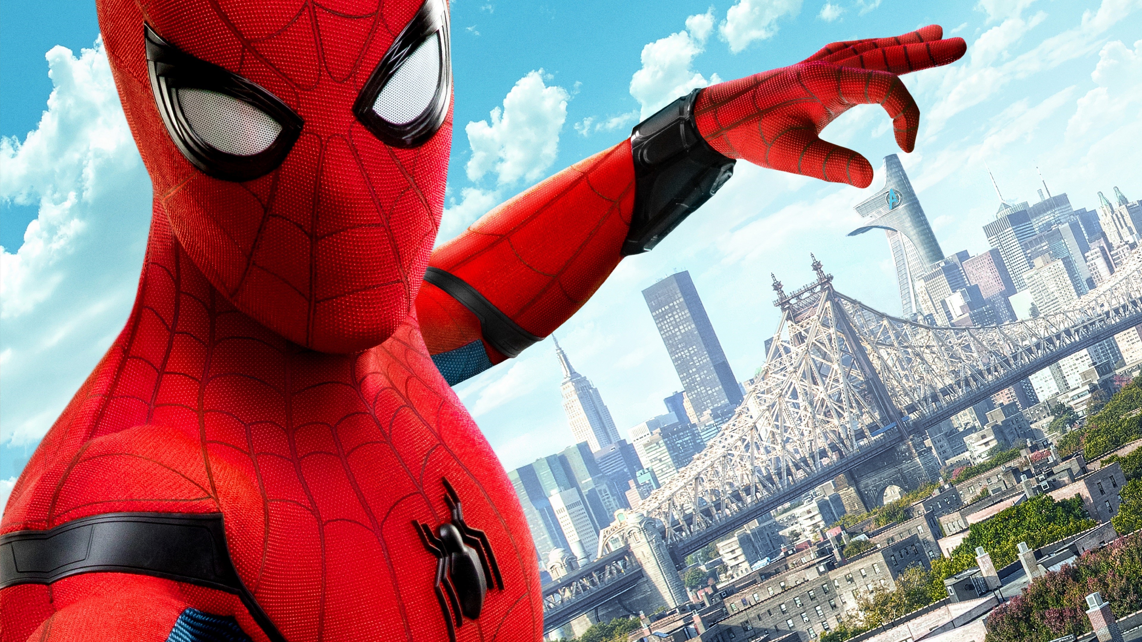 Spider-Man in New York City 4K HD Wallpaper