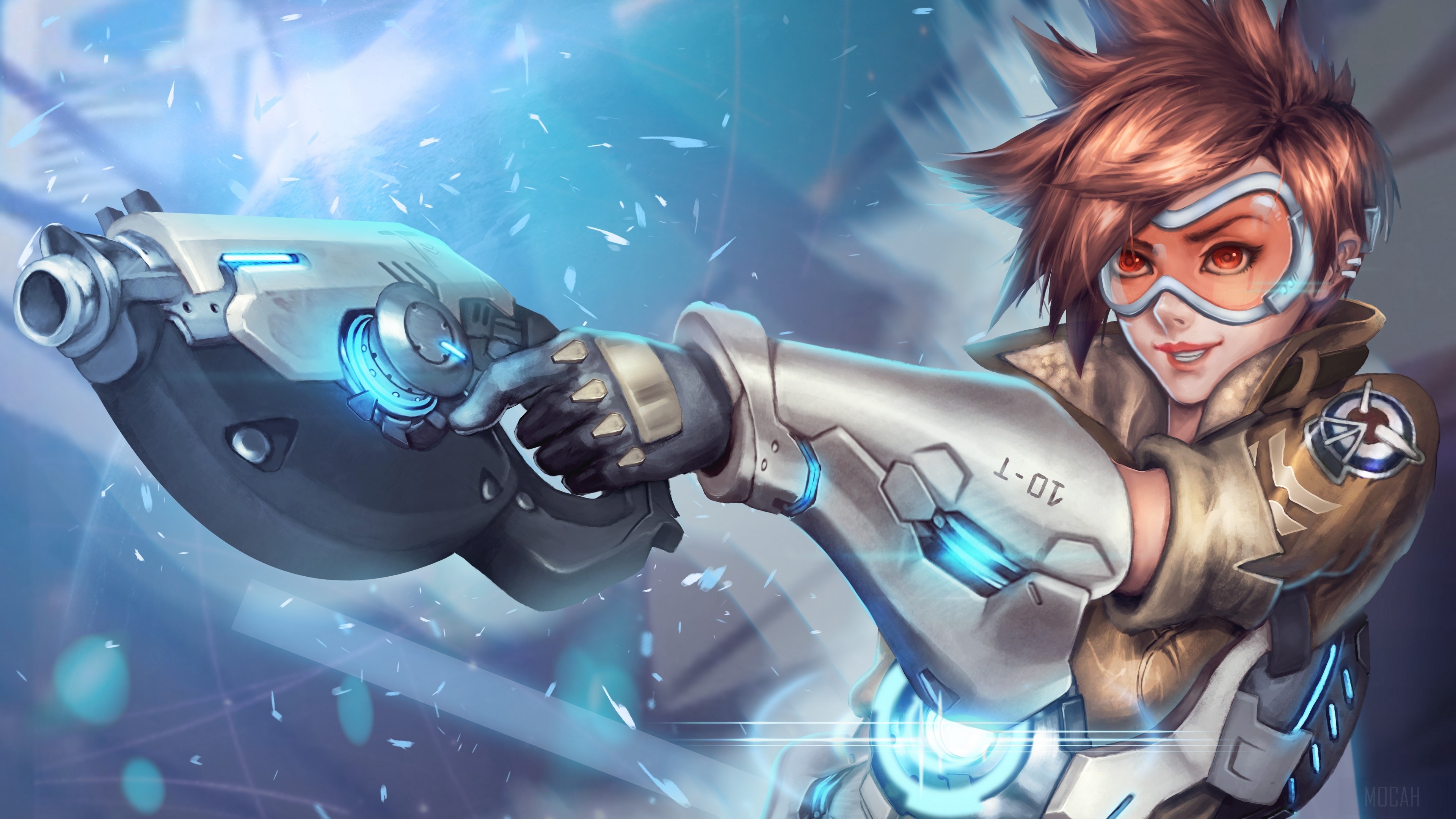 Tracer from Overwatch 4K HD Wallpaper