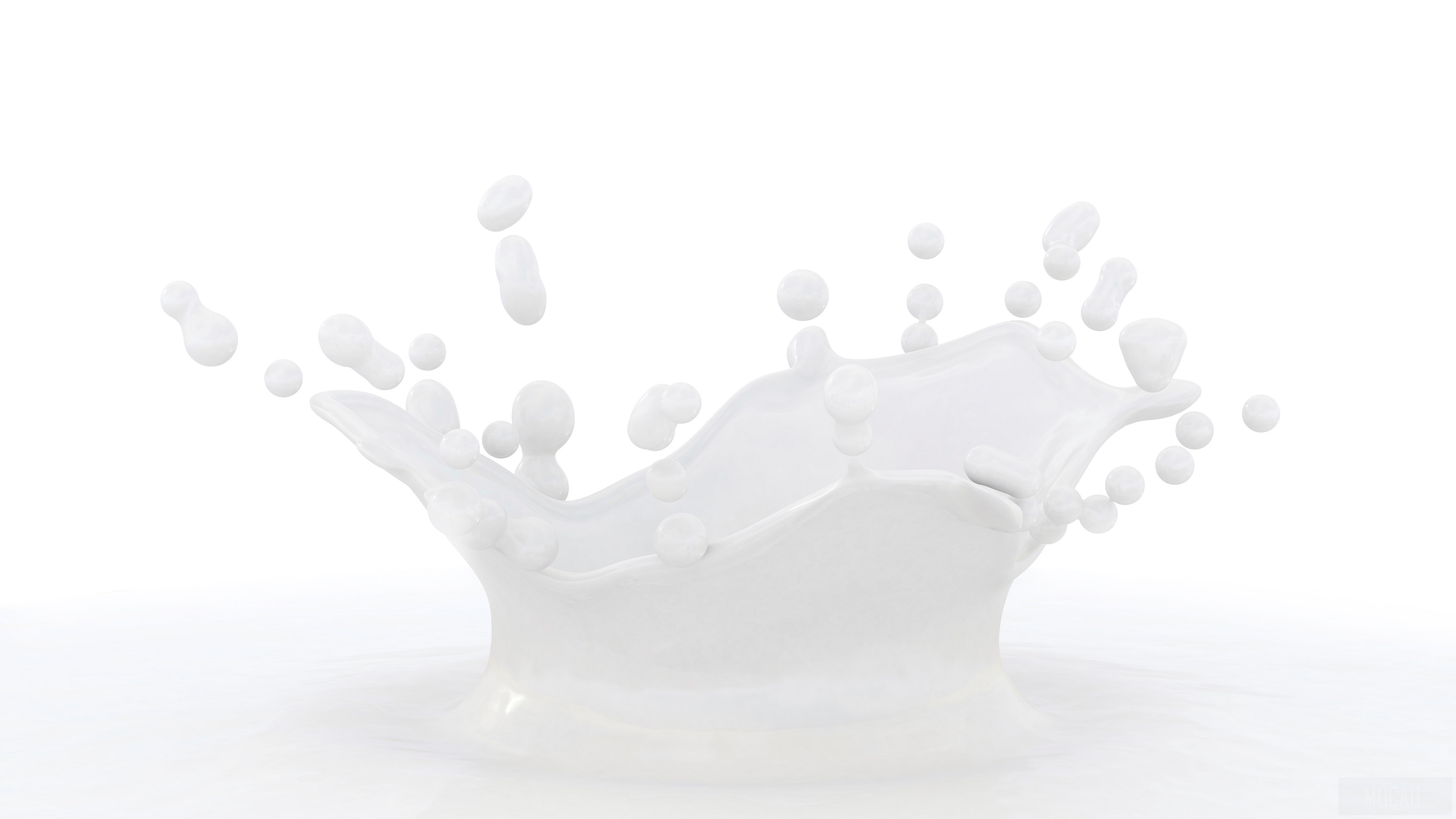 Milk Splash 4K HD Wallpaper