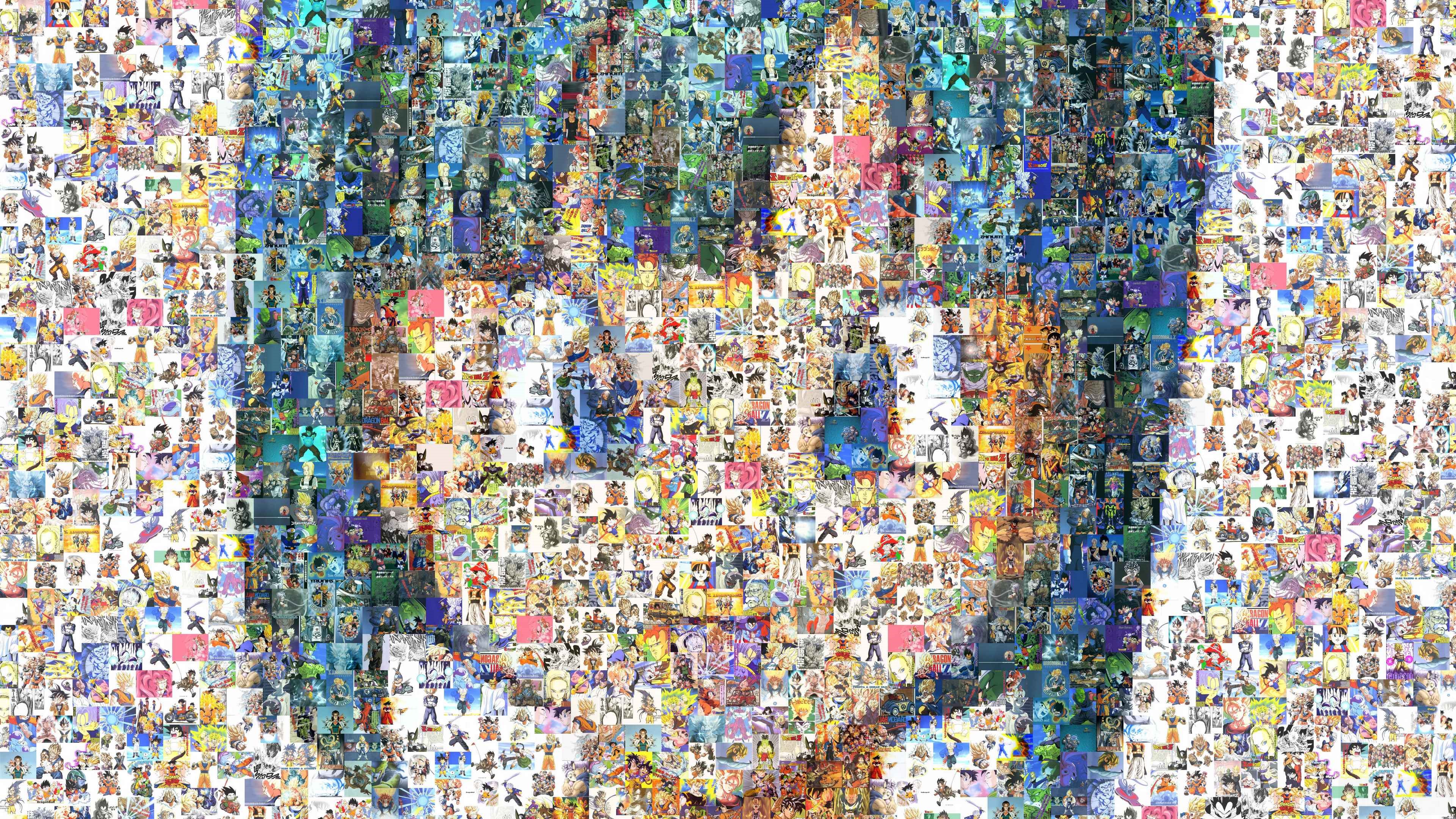 Bulma from Dragon Ball Z 4K Mosaic HD Wallpaper
