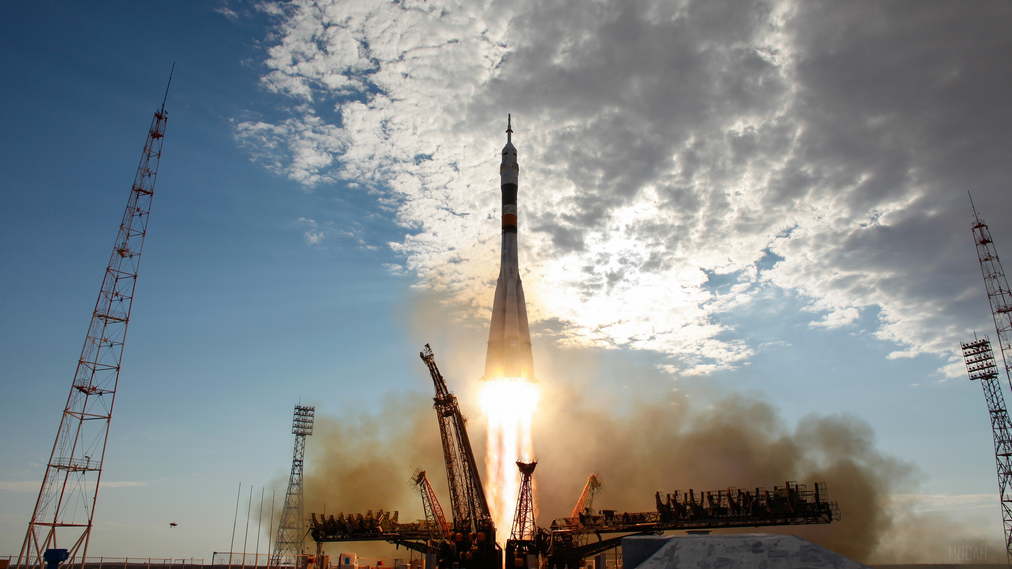 Soyuz Rocket Launch HD Wallpaper