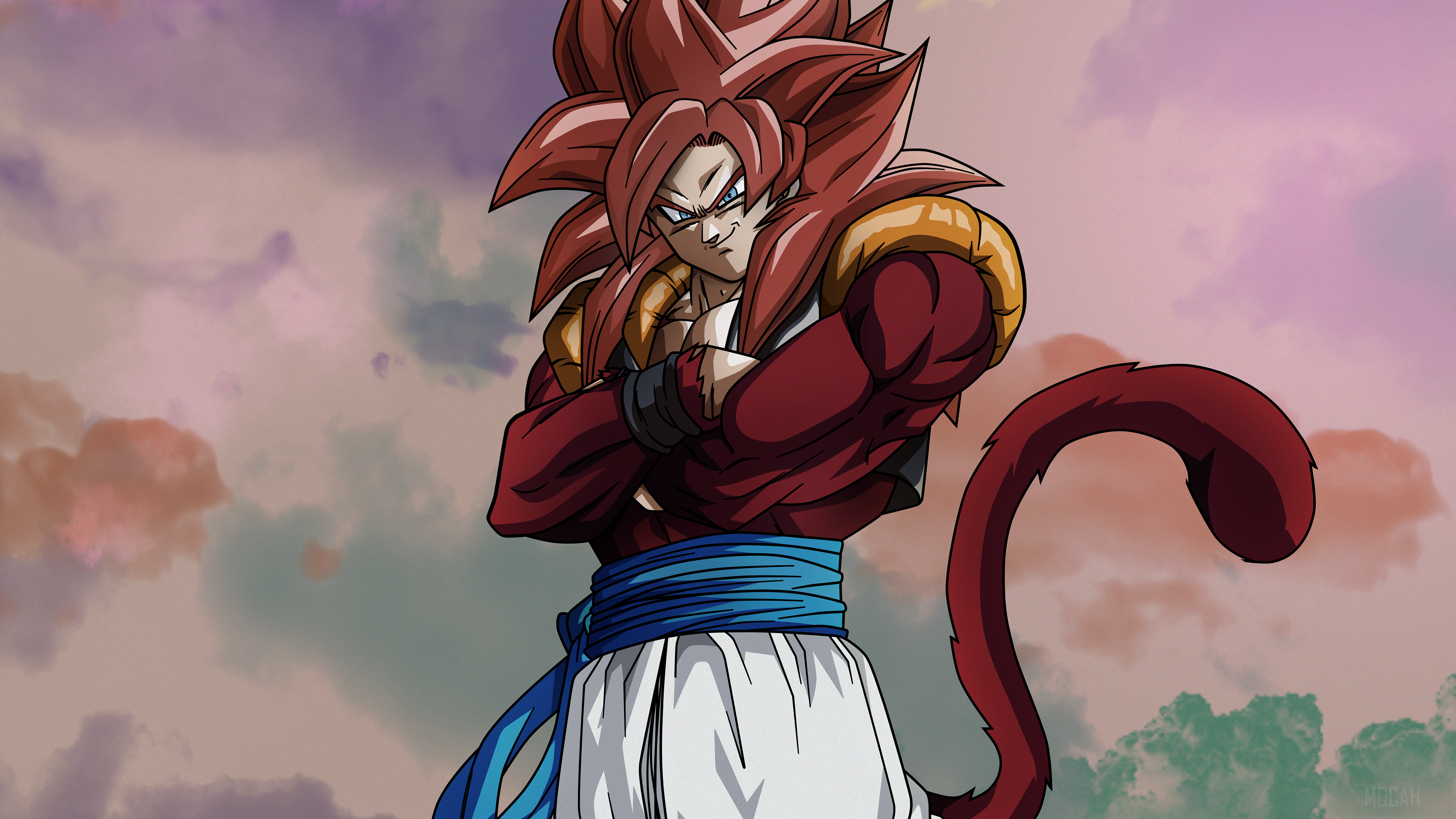Gogeta SSJ4 from Dragon Ball GT HD Wallpaper