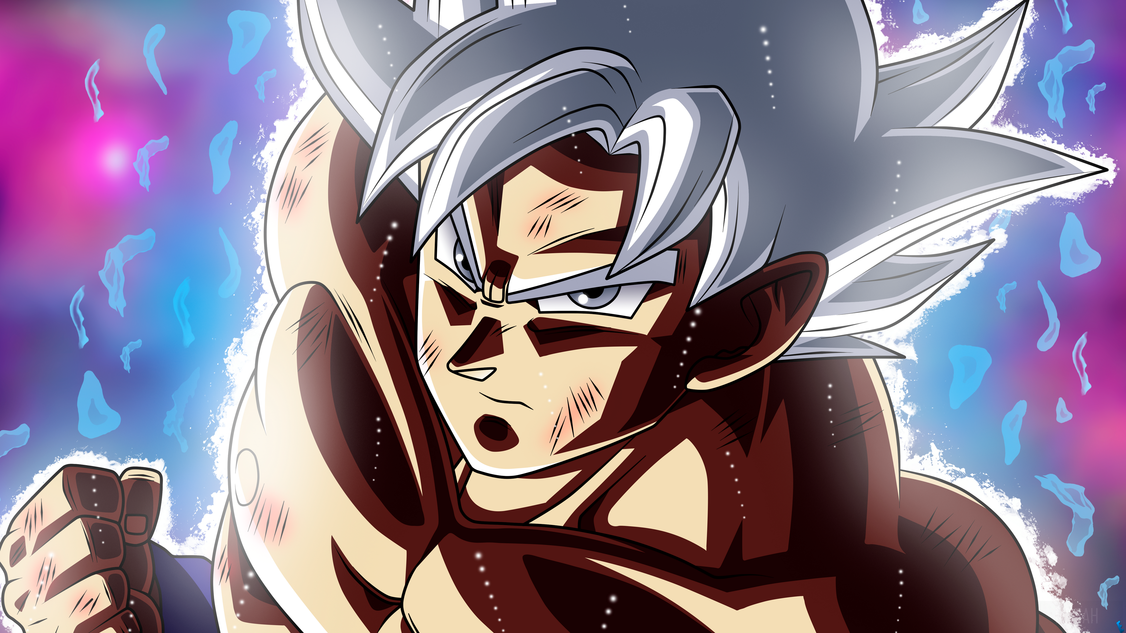 Goku from Dragon Ball Super in Ultra Instinct 4K HD Wallpaper