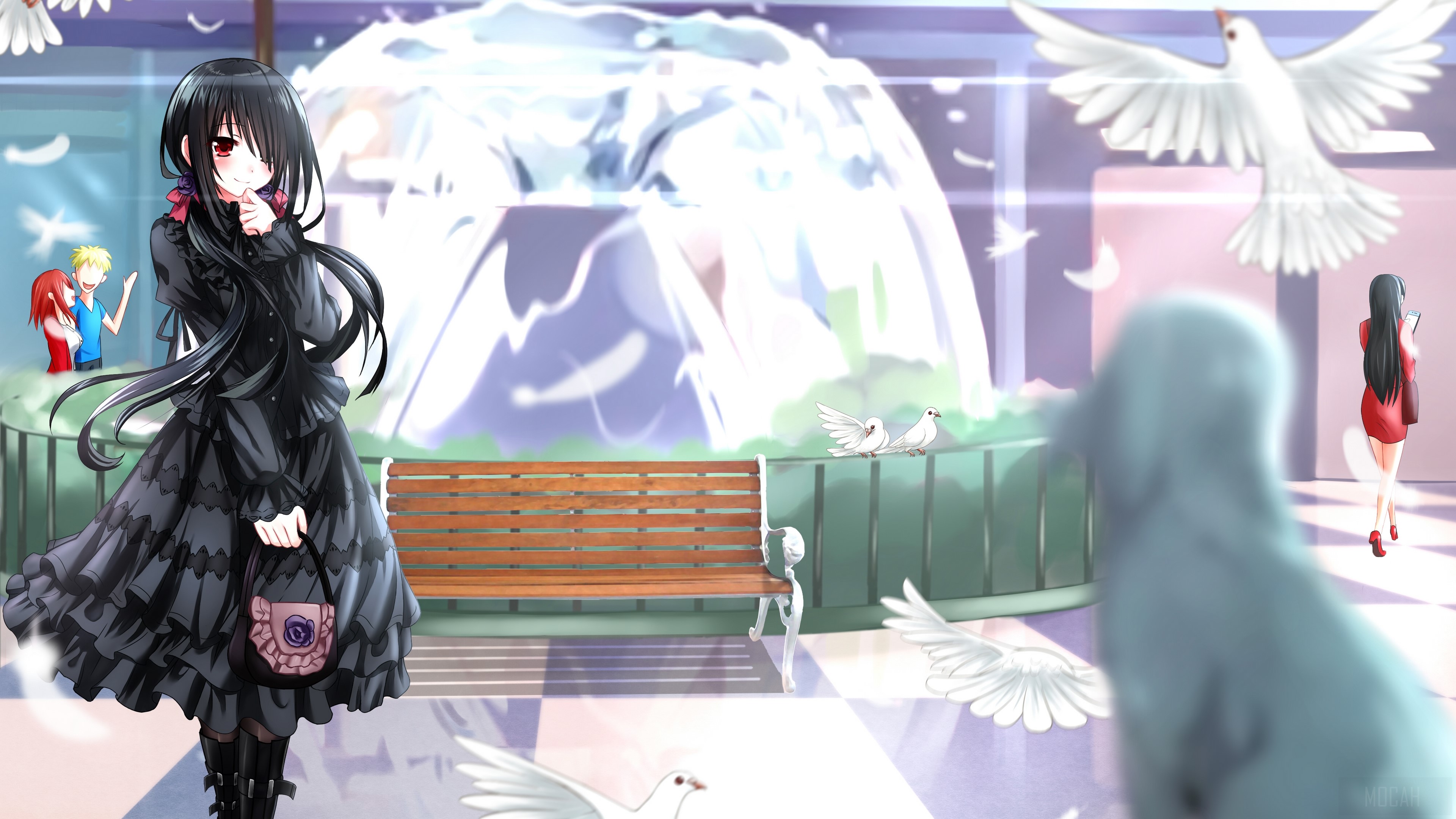 Kurumi Tokisaki from Date A Live 4K HD Wallpaper