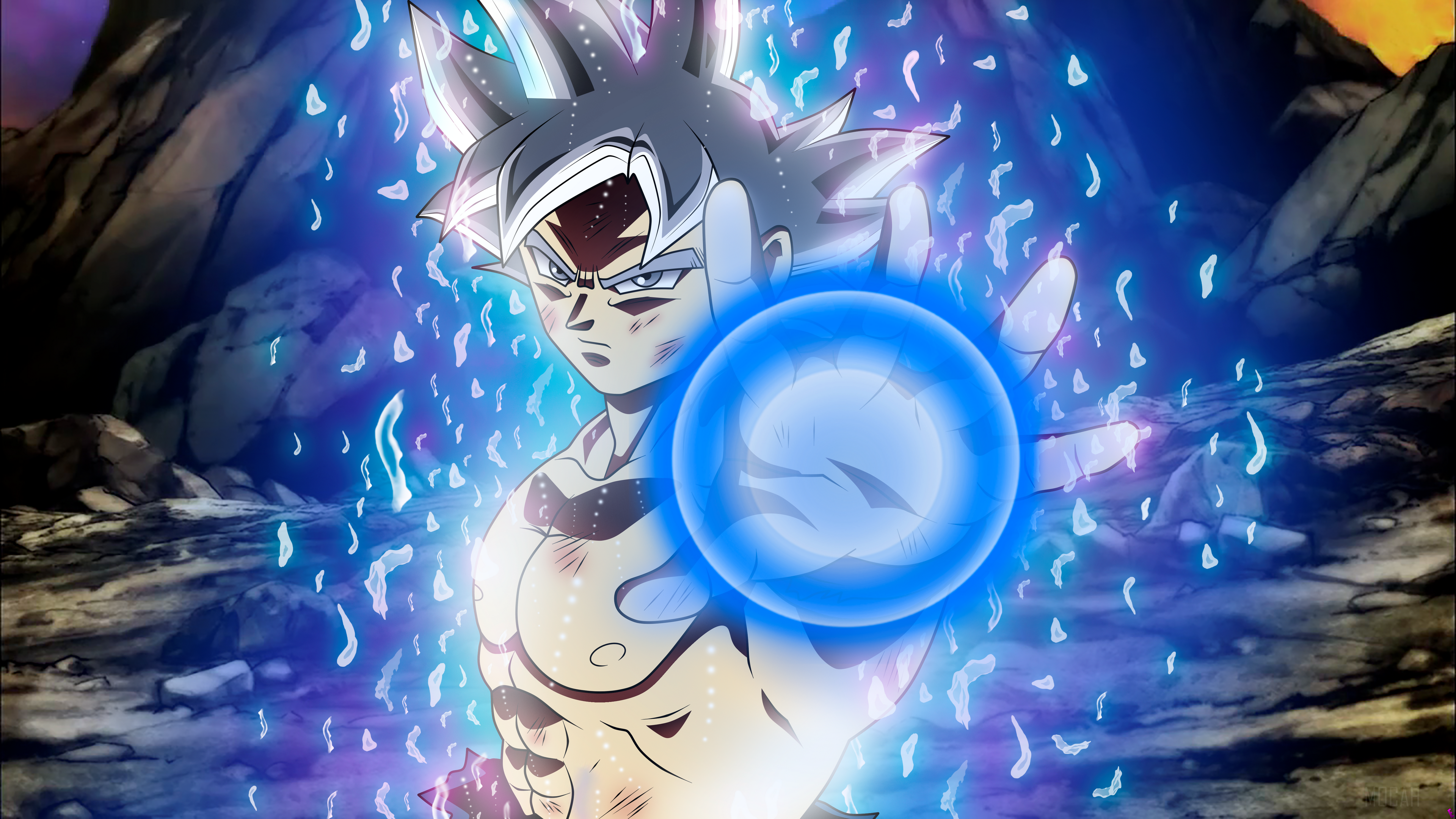 Goku from Dragon Ball Ultra Instinct 4K HD Wallpaper
