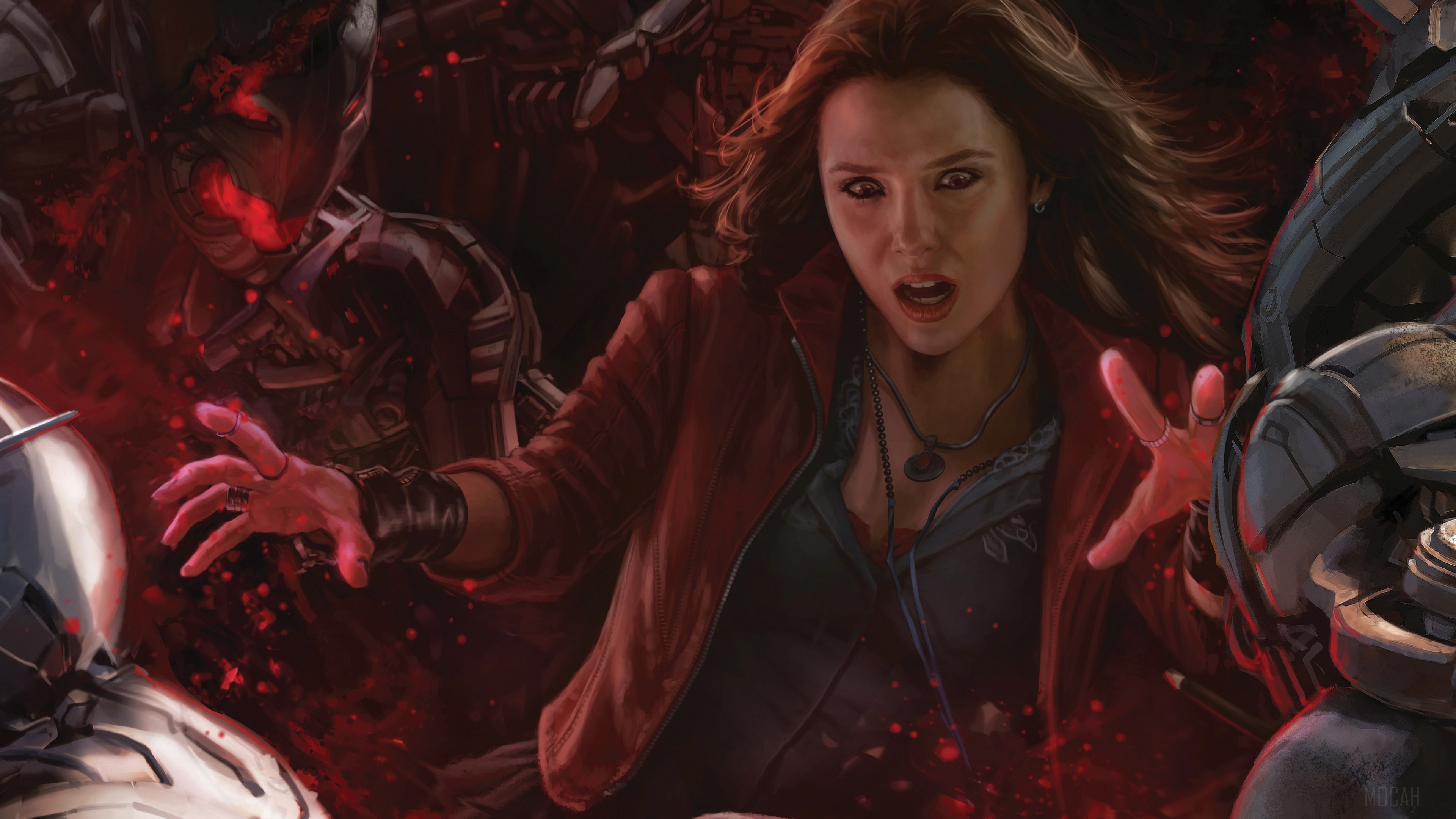 Scarlet Witch from Avengers 4K HD Wallpaper