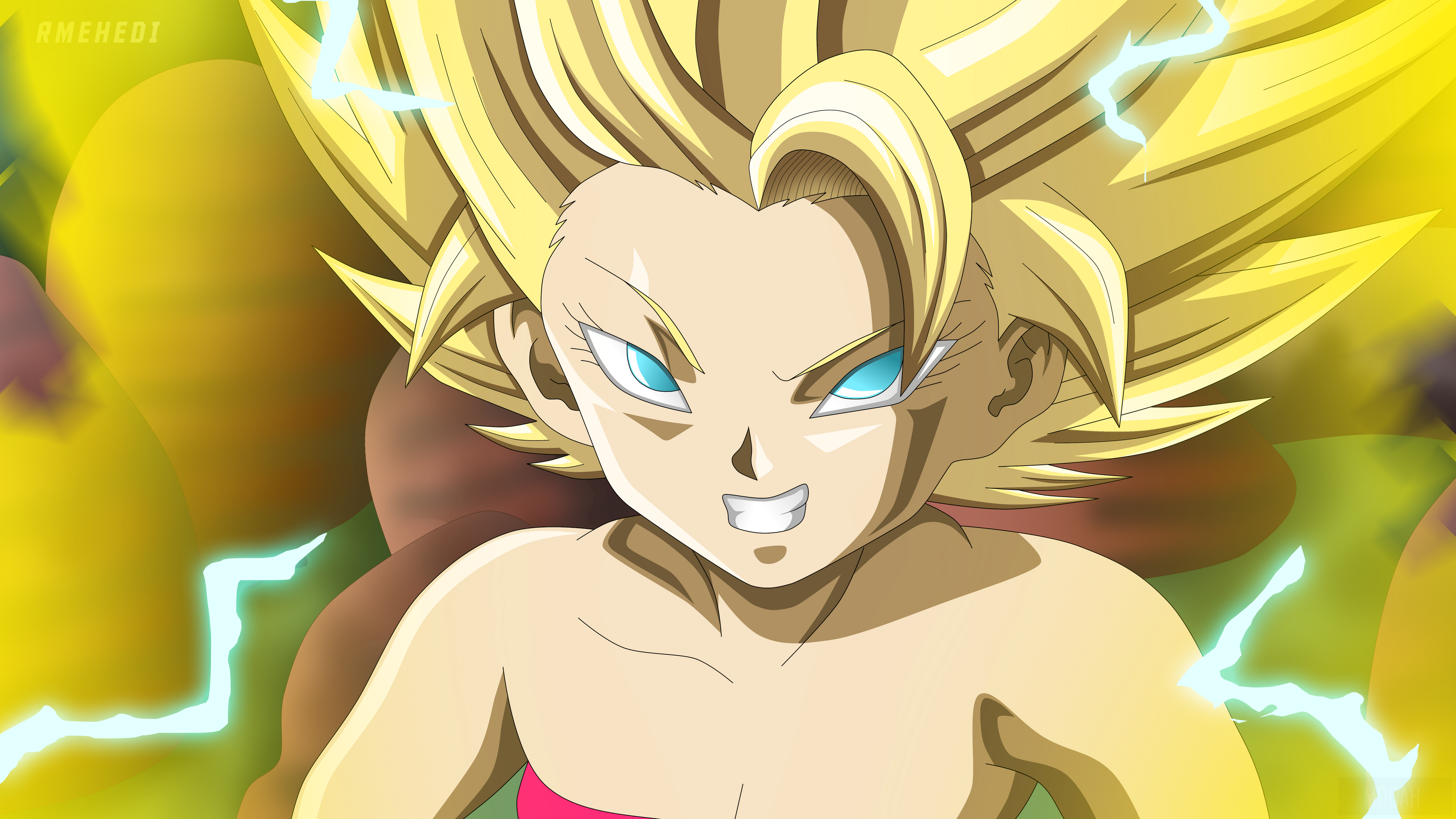 Caulifla from Dragon Ball Super 4K HD Wallpaper