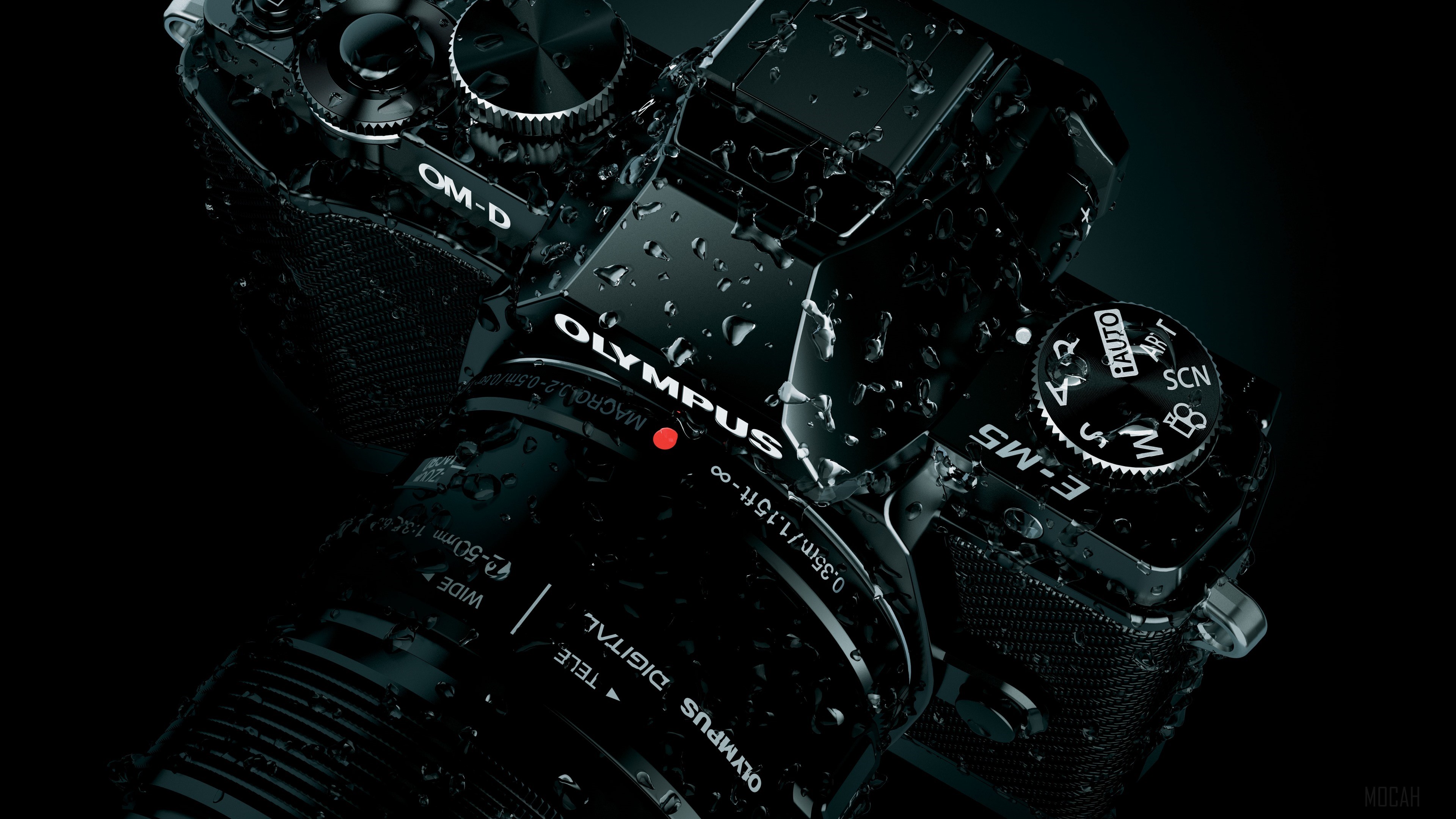 Olympus OM-D E-M5 Camera with Lens HD Wallpaper