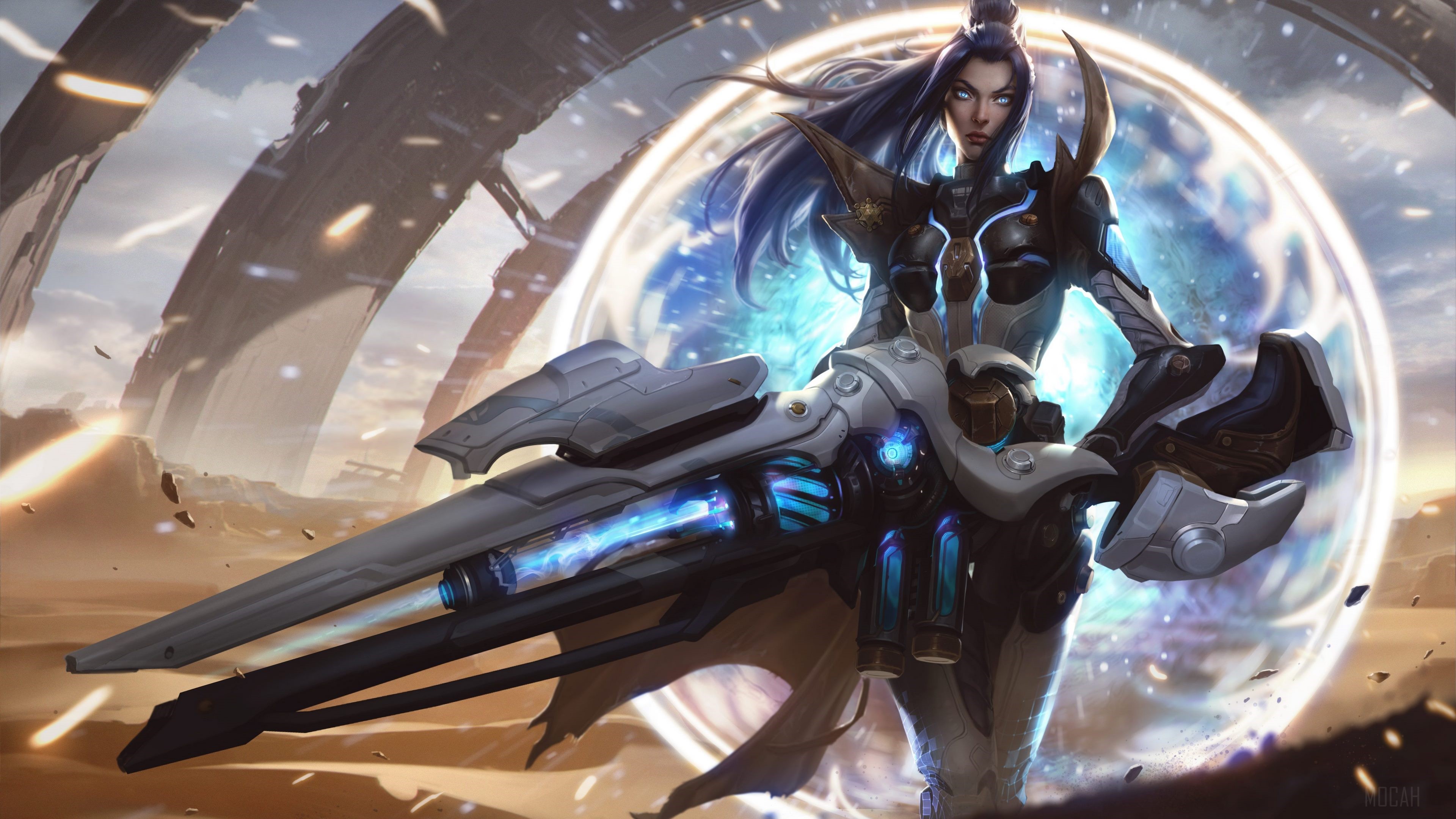 Caitlyn from League of Legends 4K HD Wallpaper