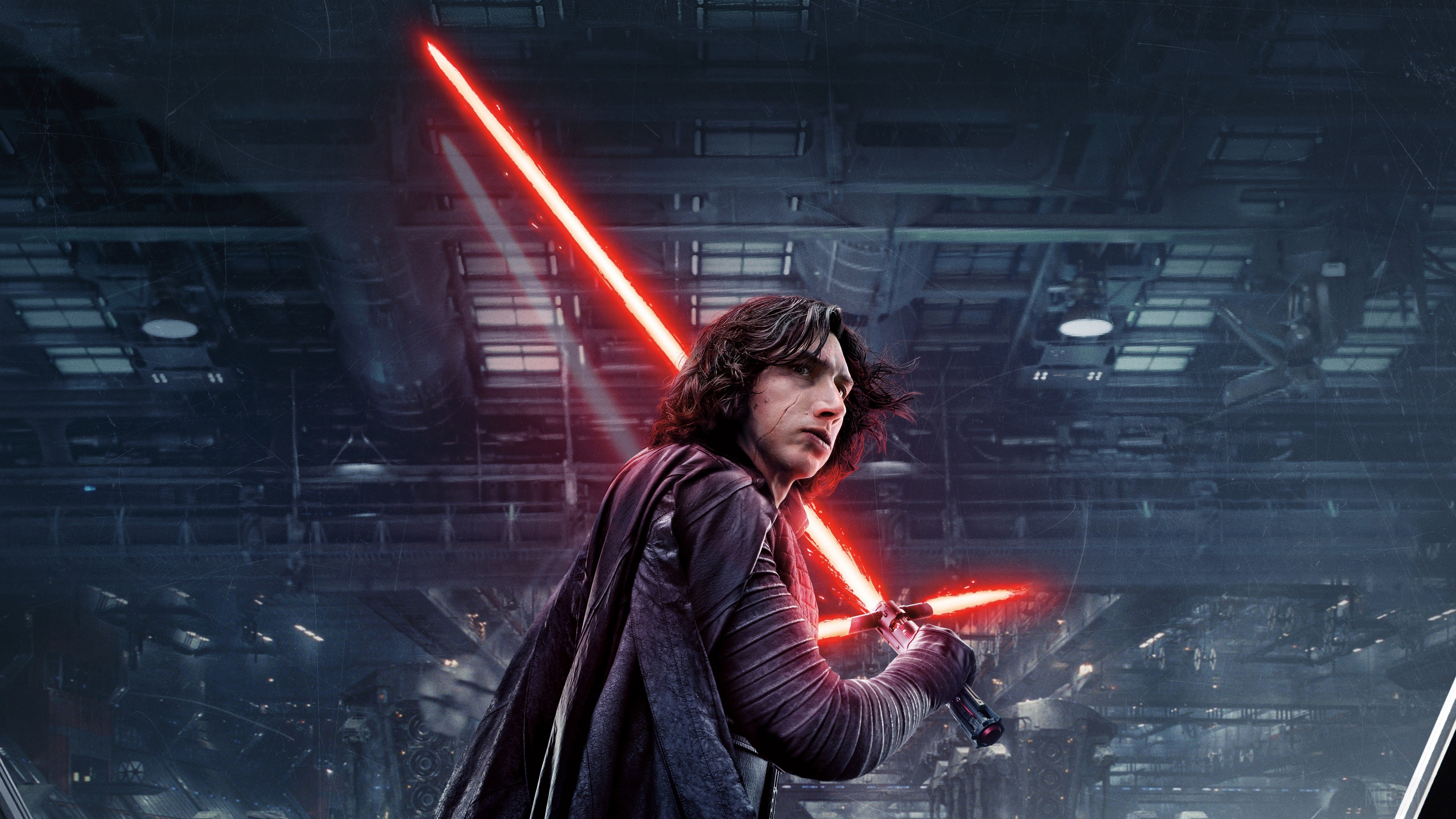 Kylo Ren from Star Wars: The Last Jedi 4K HD Wallpaper